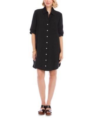 Karen Kane Ruched Sleeve Shirtdress