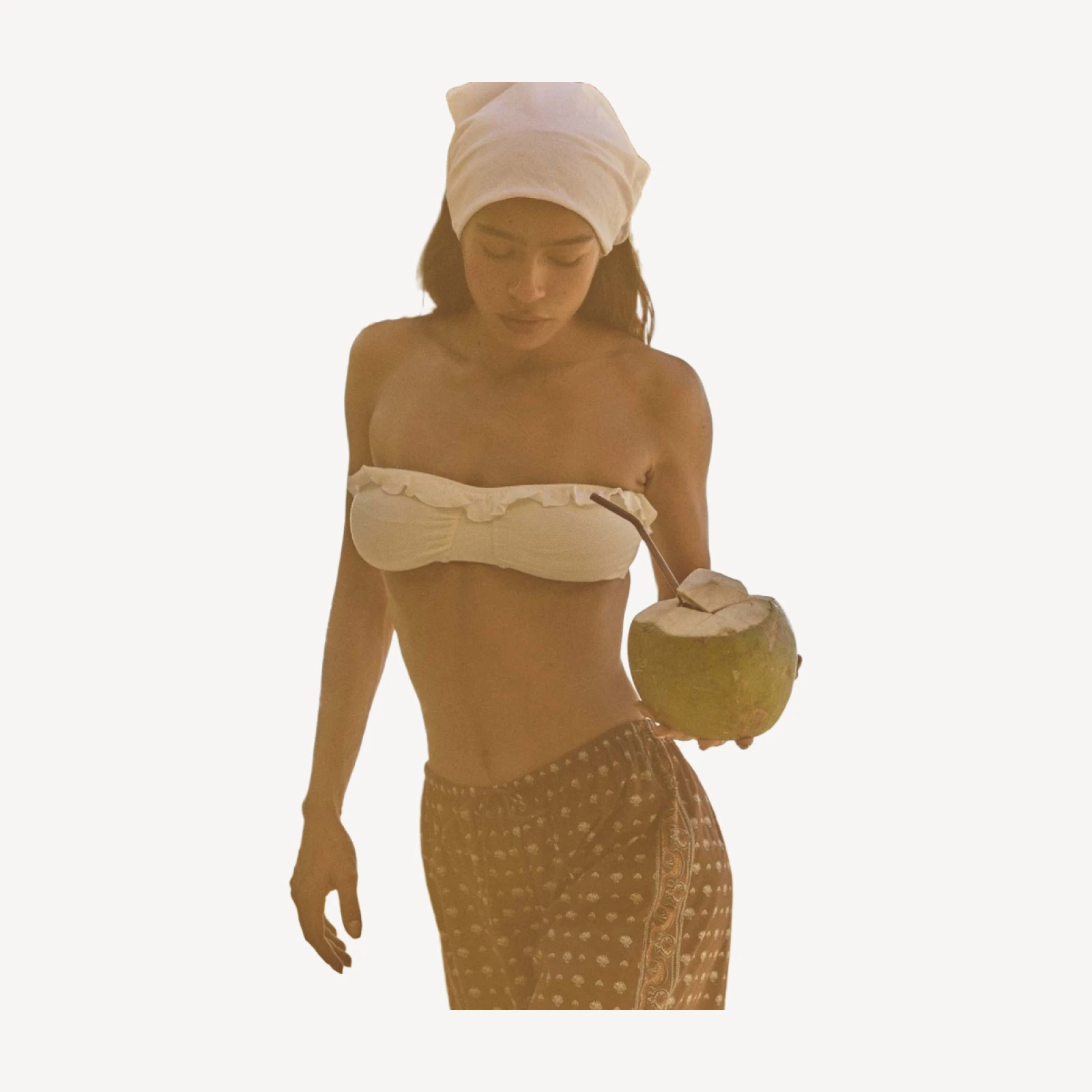 CECE BIKINI TOP -- POWDER