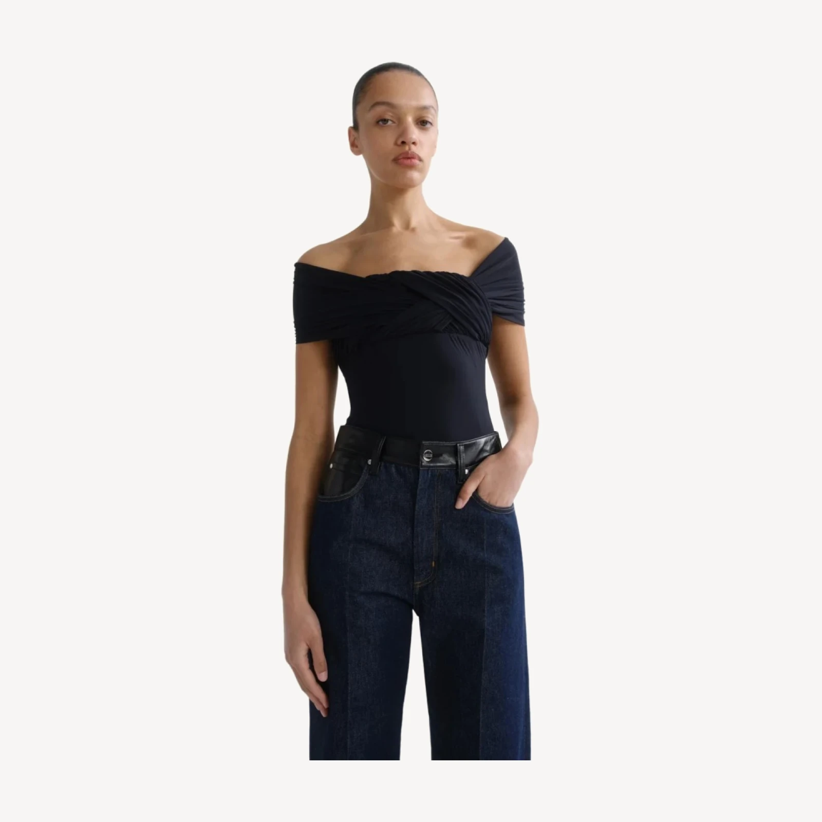 Stam Bodysuit in Navy