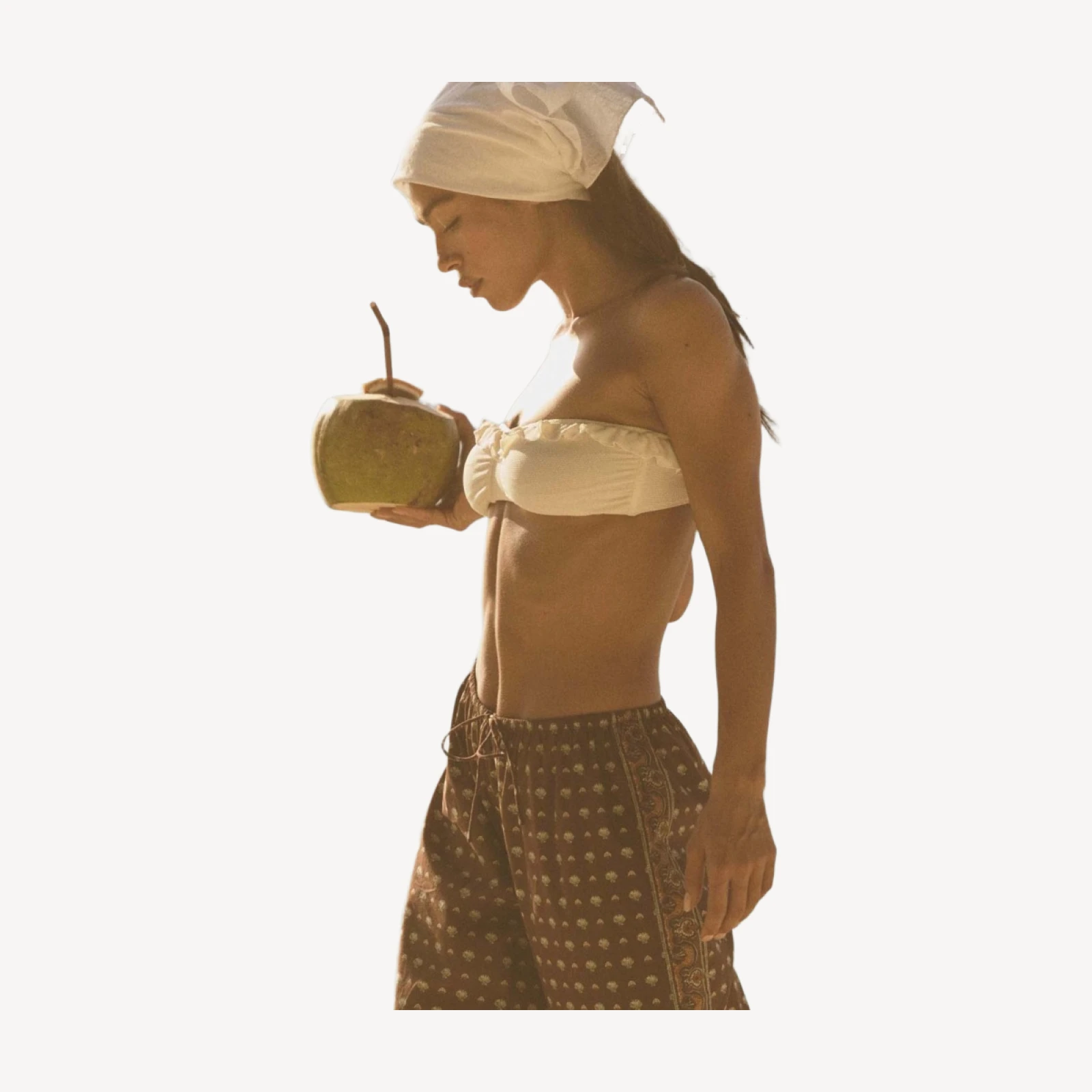 CECE BIKINI TOP -- POWDER