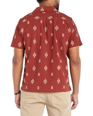 Liverpool Los Angeles Short Sleeve Button Up Camp Shirt
