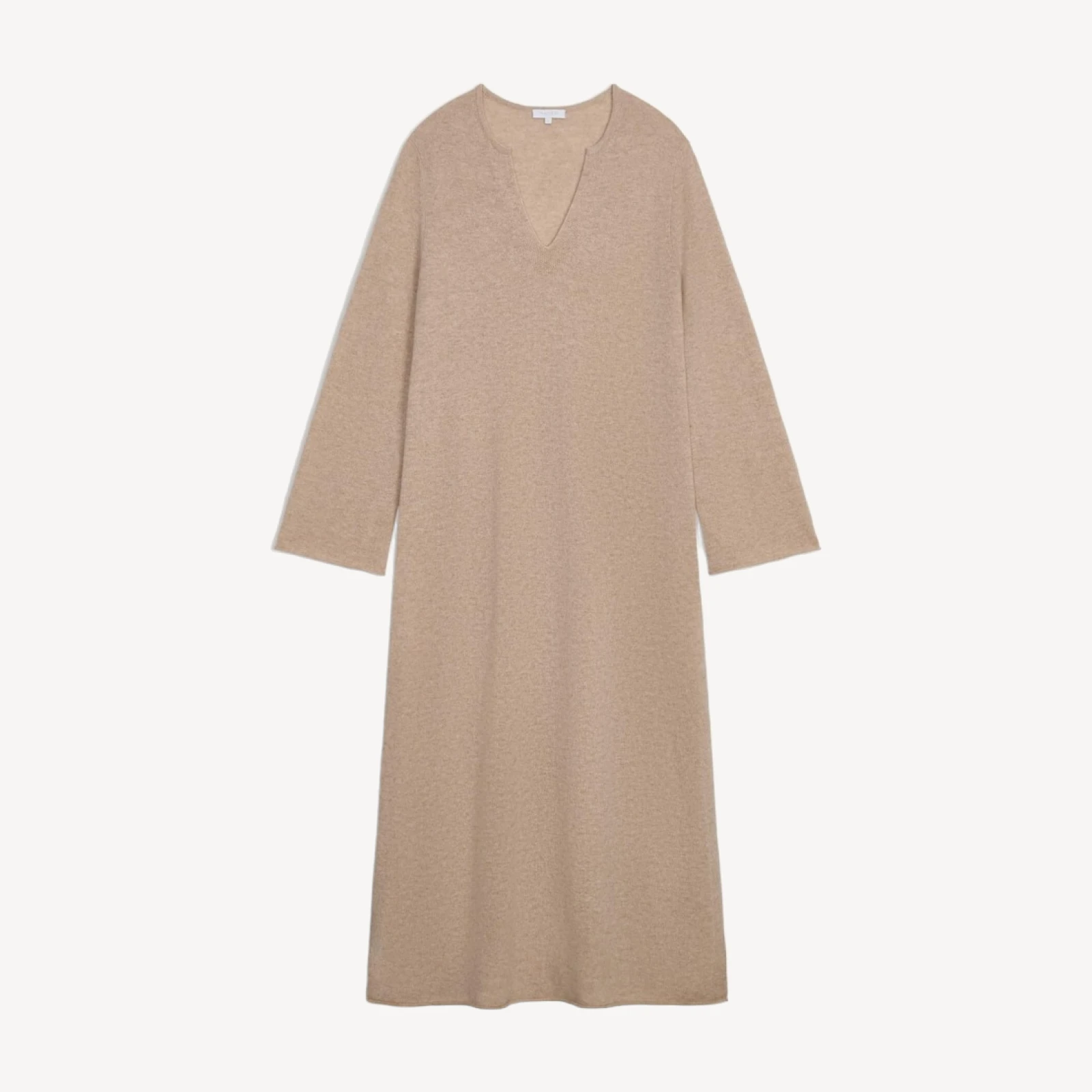 KATERINA CASHMERE KAFTAN - FLAX