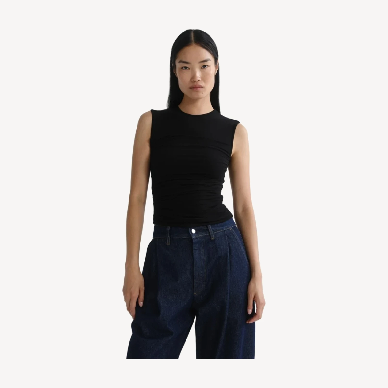 Theodore Tank in Black