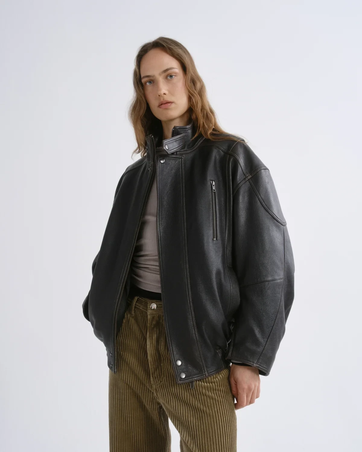 Danver Moto Jacket in Vintage Black