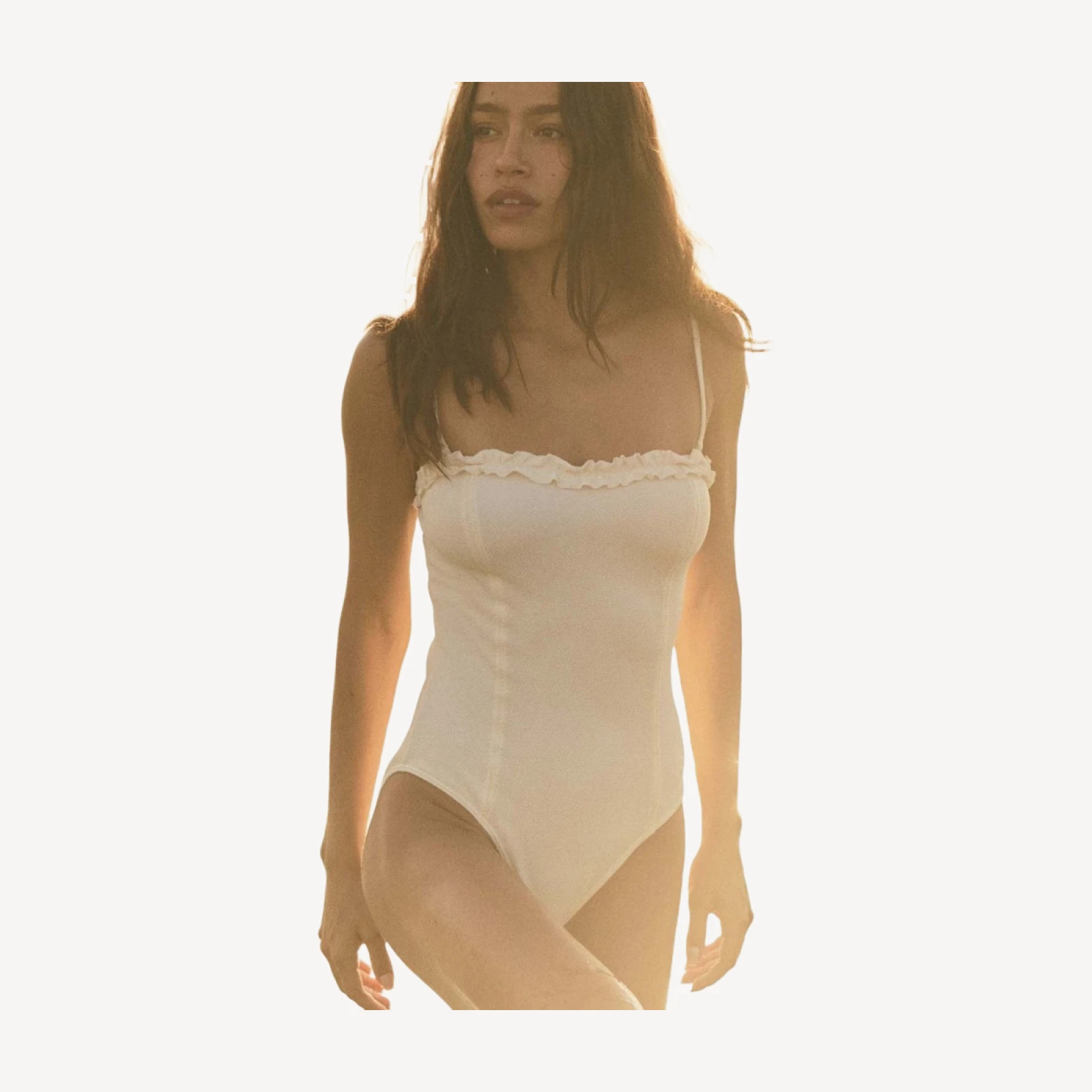 POPPY MAILLOT -- POWDER