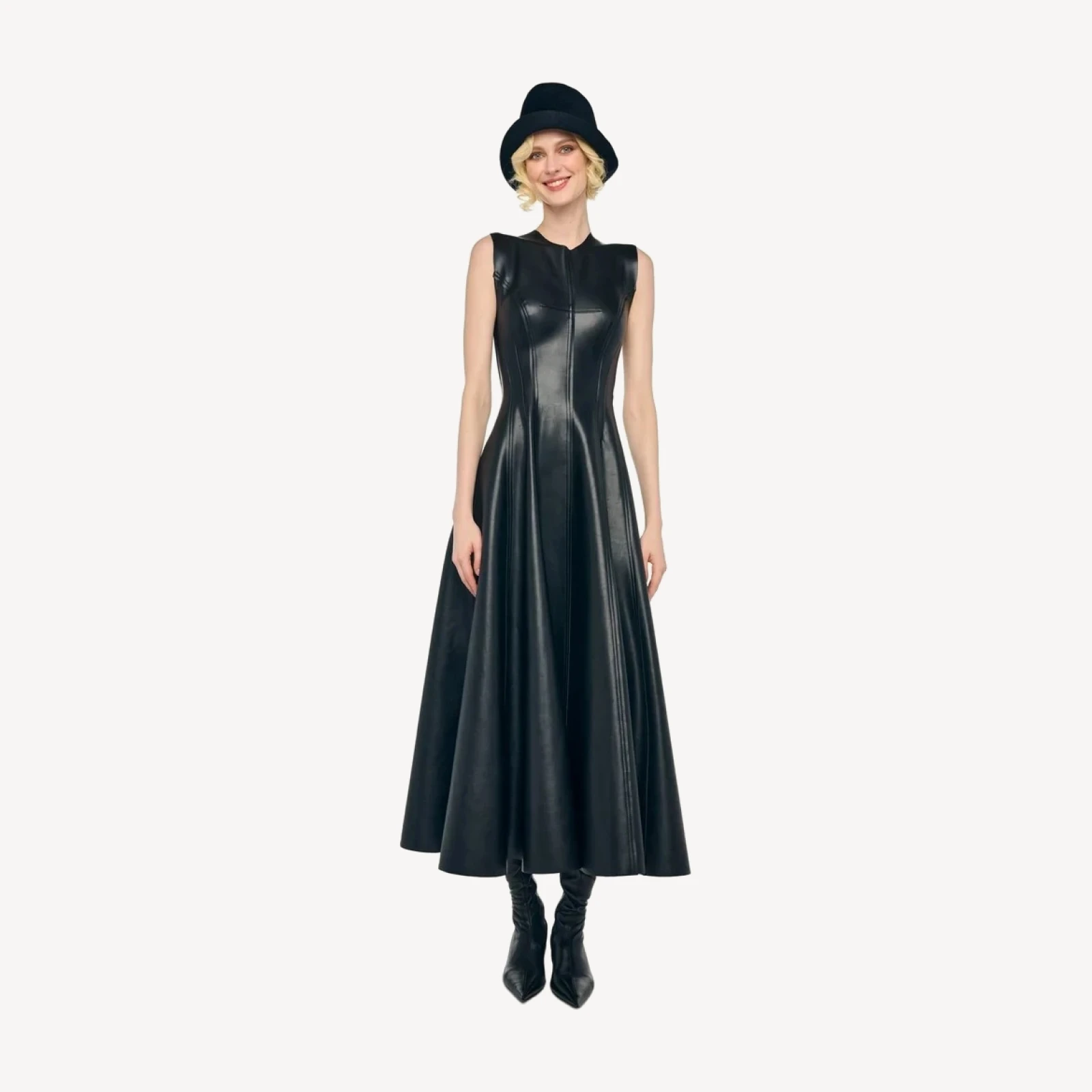 SLEEVELESS LONG GRACE DRESS