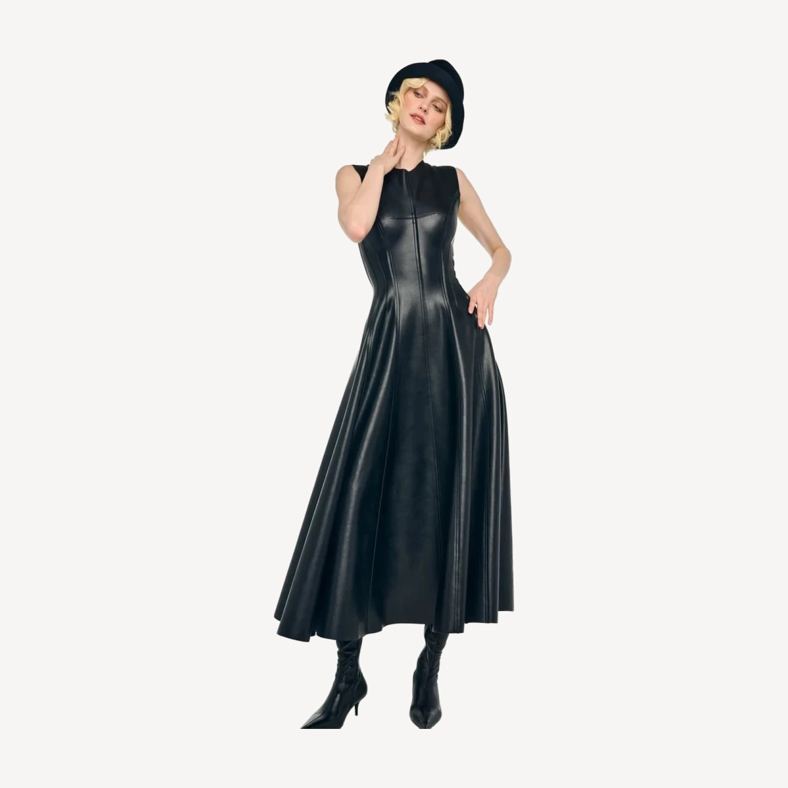 SLEEVELESS LONG GRACE DRESS