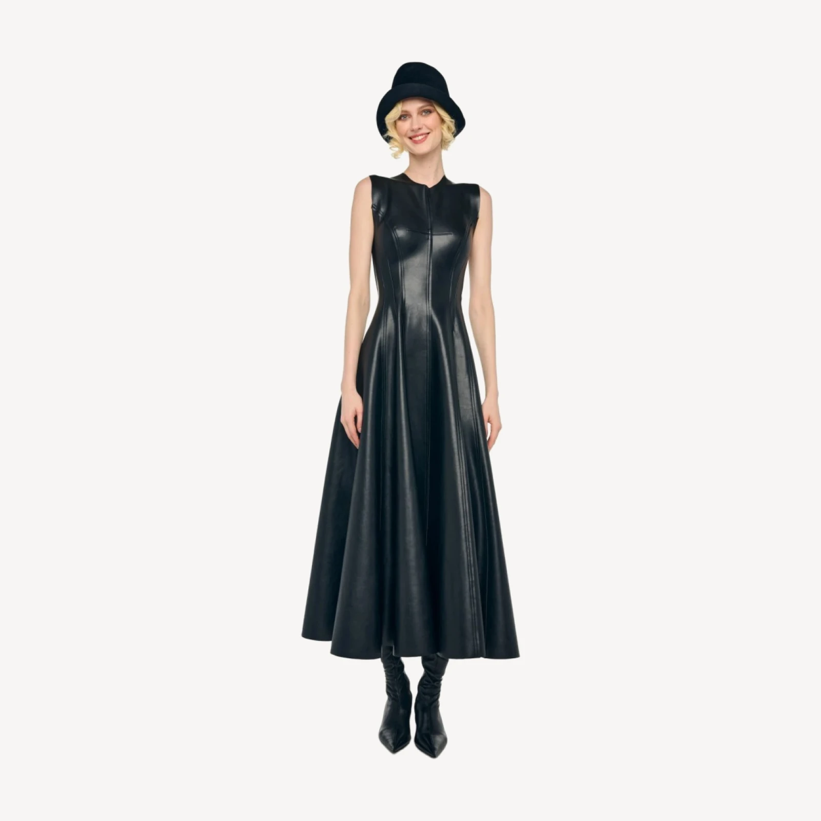SLEEVELESS LONG GRACE DRESS