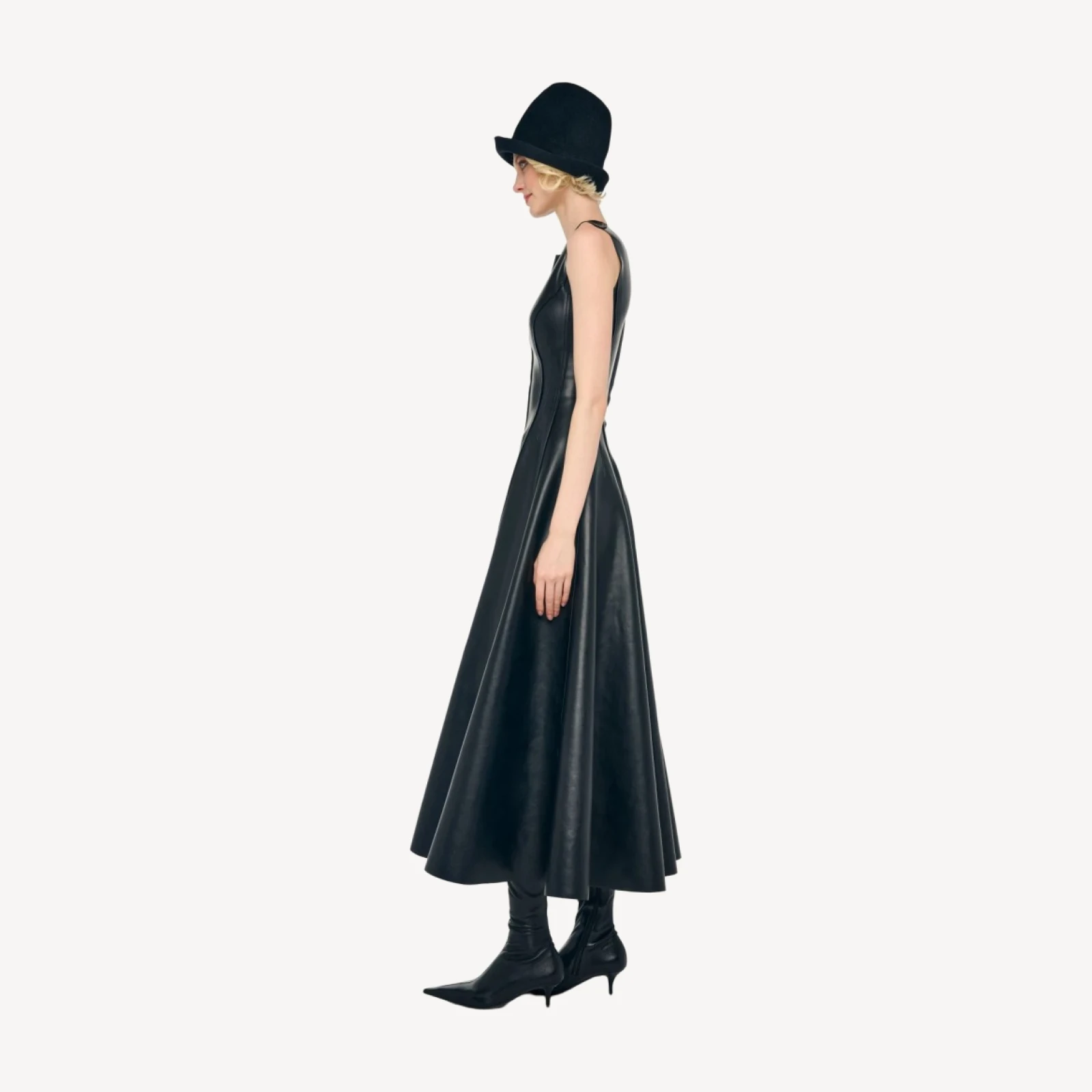 SLEEVELESS LONG GRACE DRESS