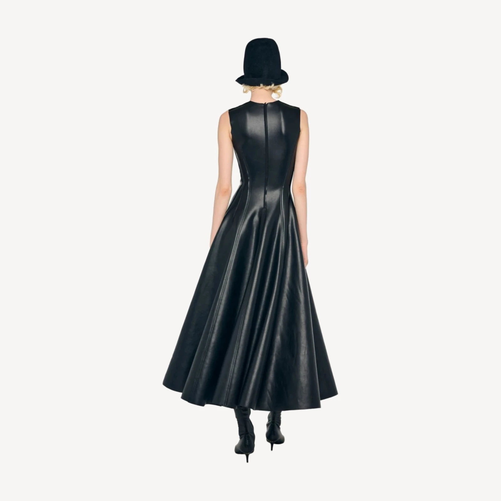 SLEEVELESS LONG GRACE DRESS