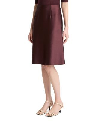 Vince Pebbled Satin Skirt, photo 4