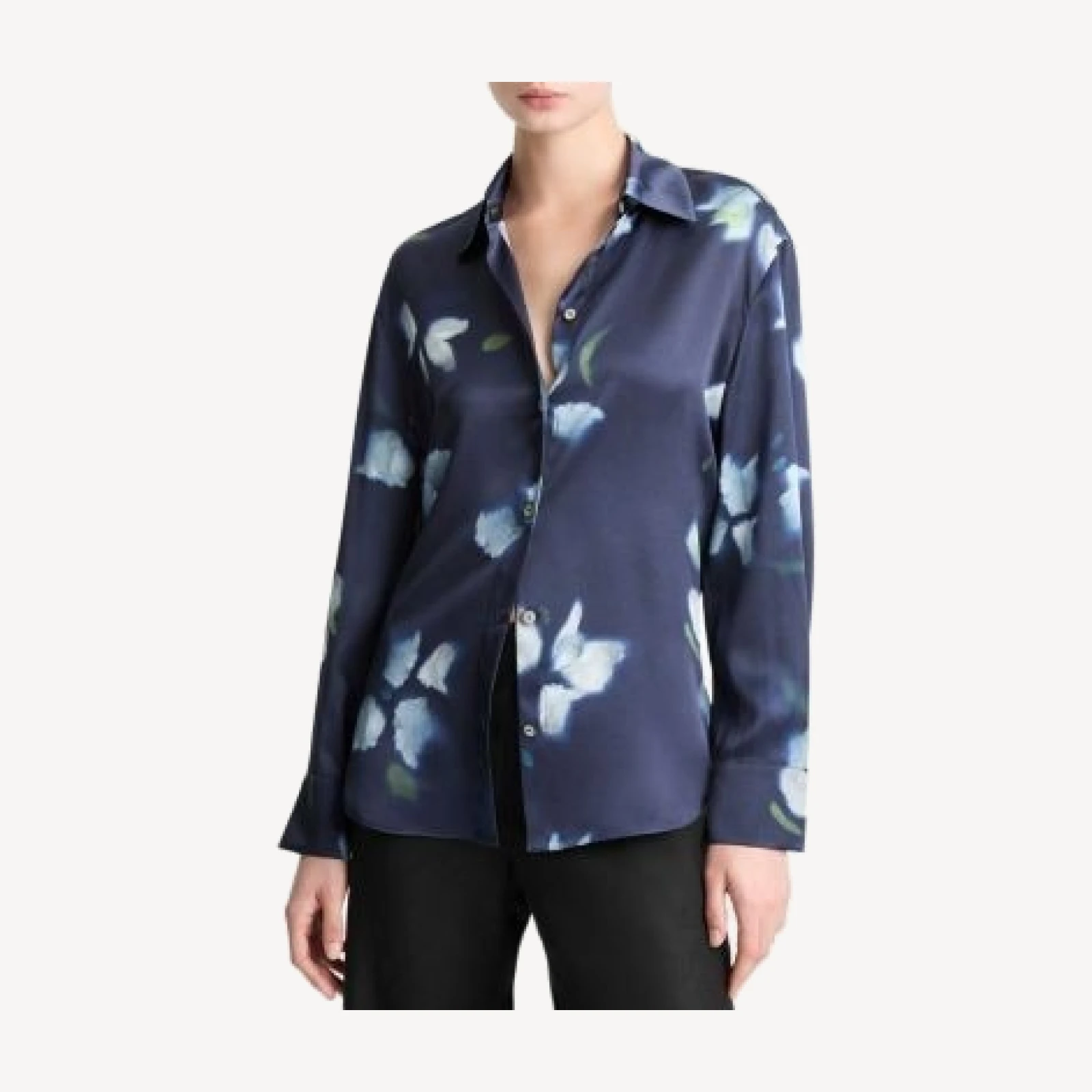 Vince Silk Floral Shirt