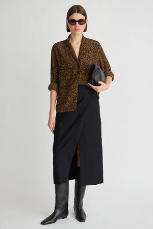 Ila Silky Pocket Button Up
