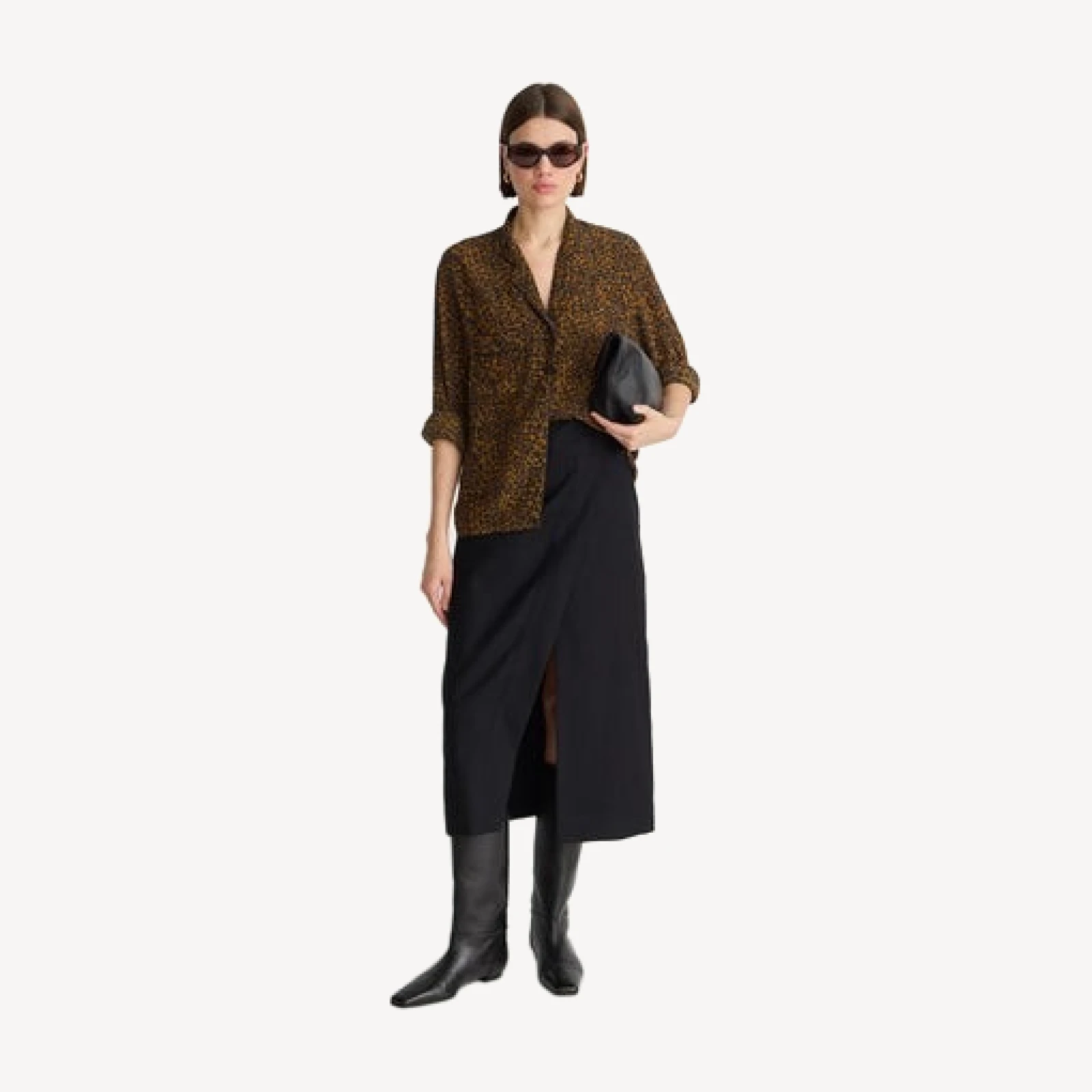 Ila Silky Pocket Button Up