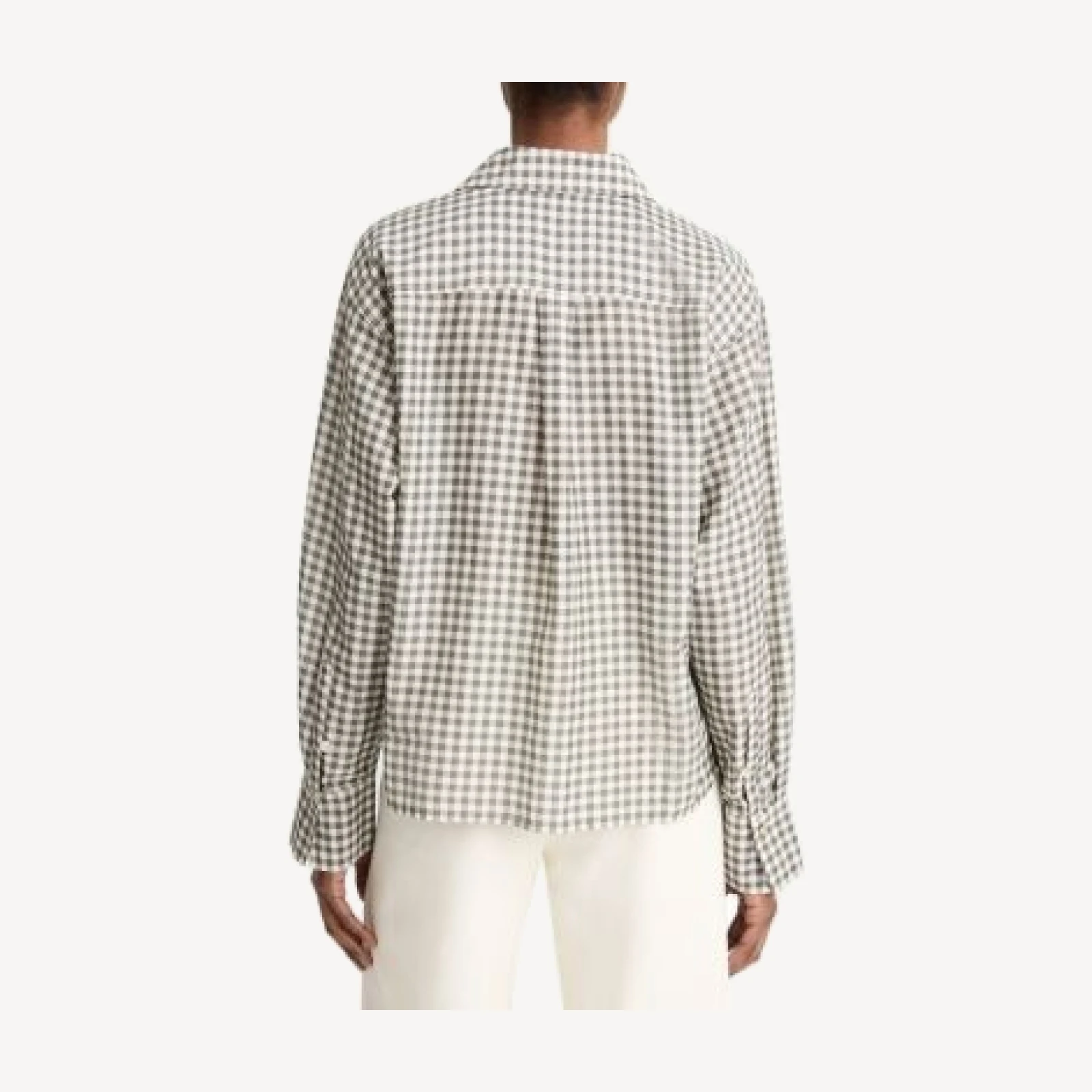 Vince Cropped Long Sleeve Shirt