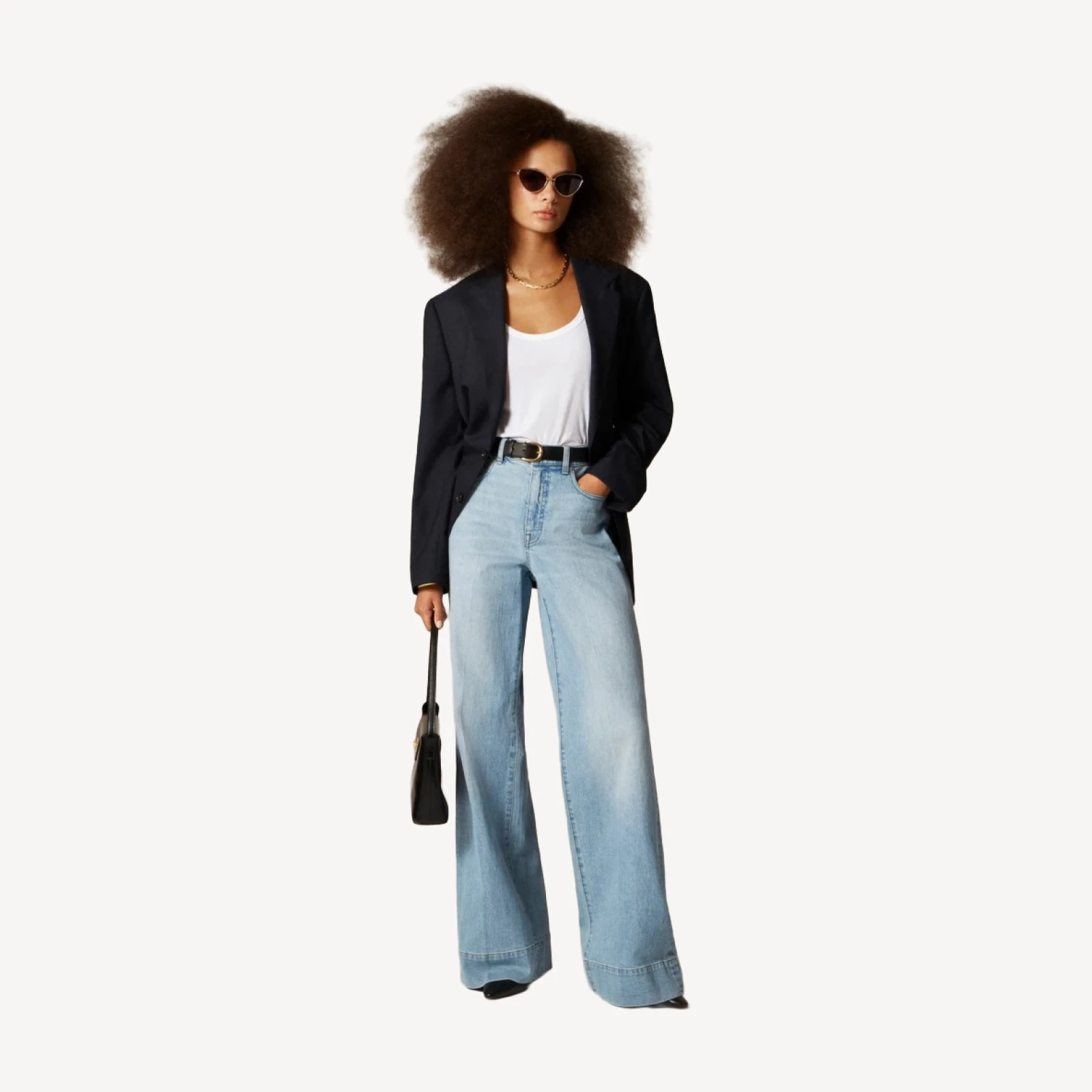 Denim trouser jean