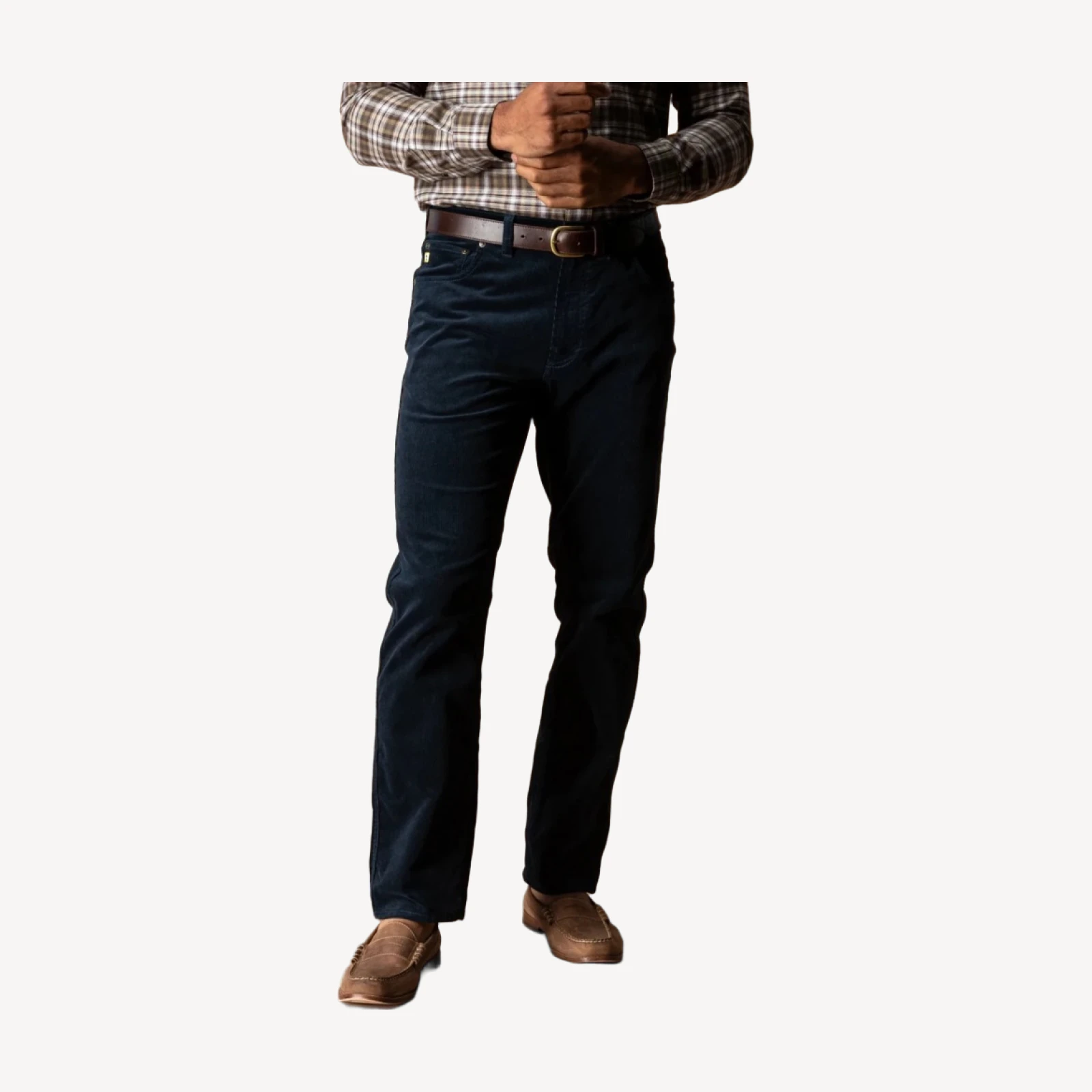 Holston Corduroy Five-Pocket - Carbon Navy