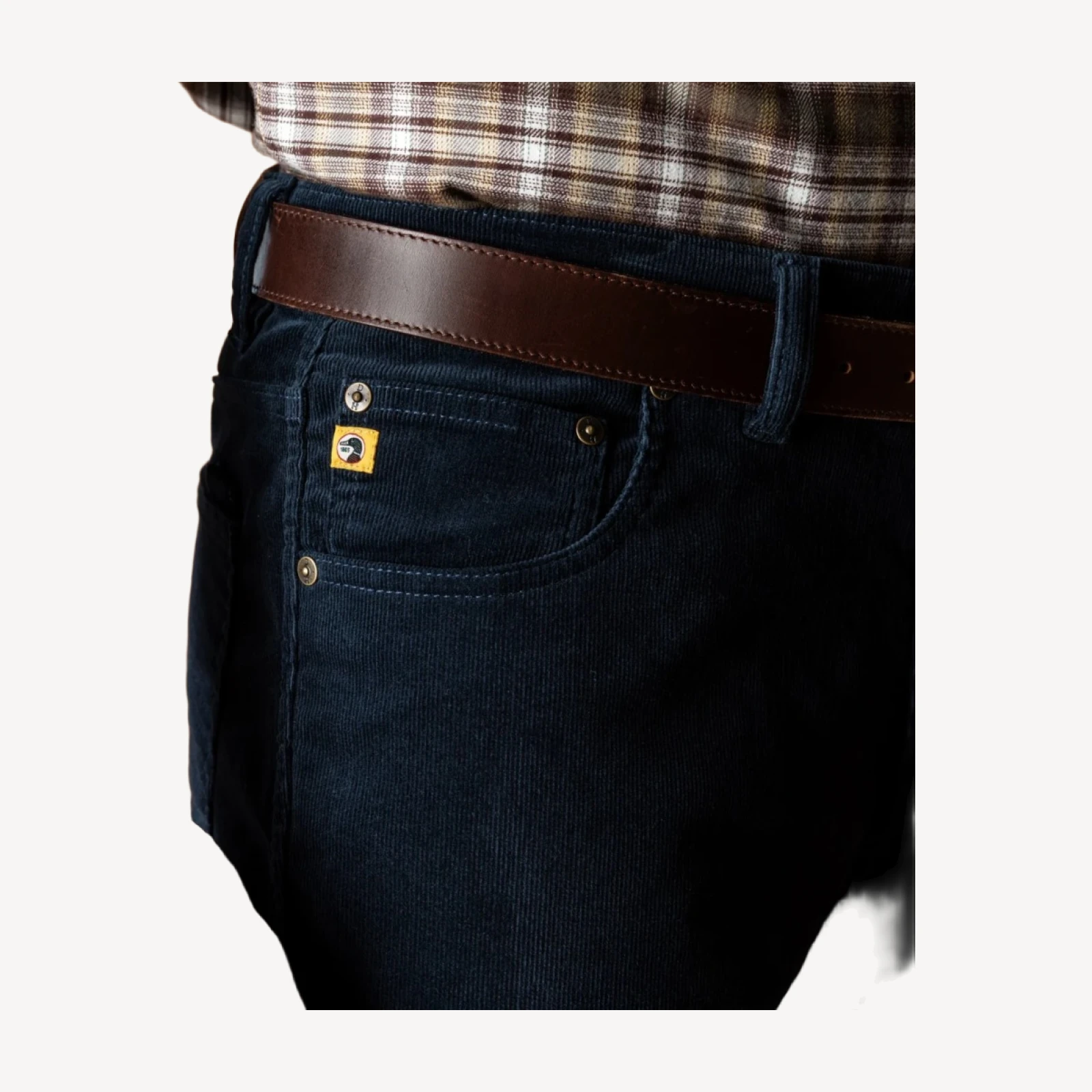 Holston Corduroy Five-Pocket - Carbon Navy