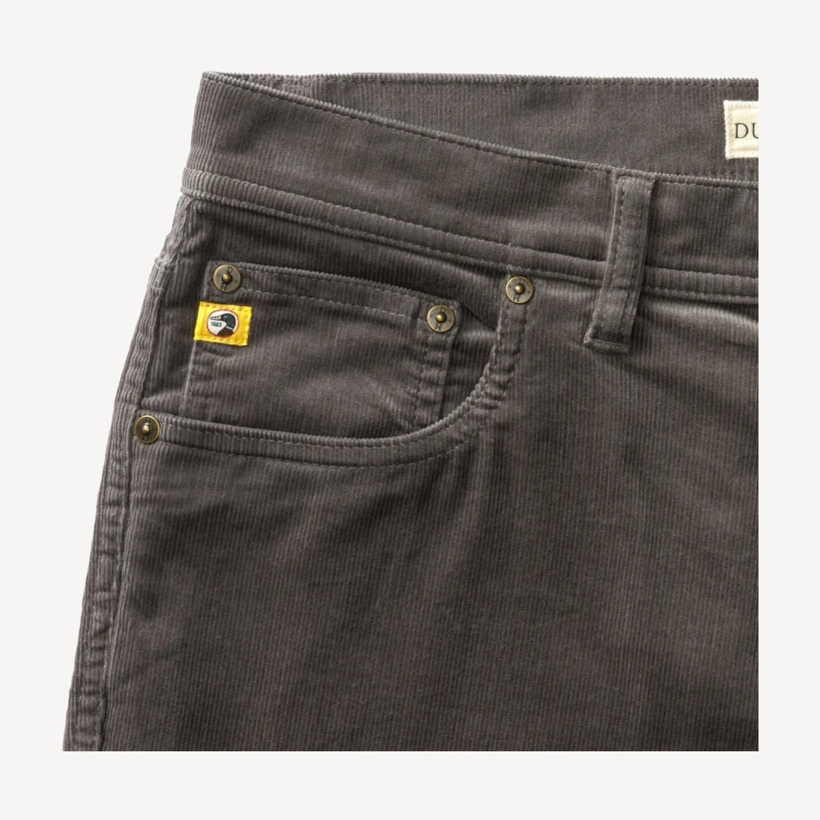 Holston Corduroy Five-Pocket - Fossil Gray