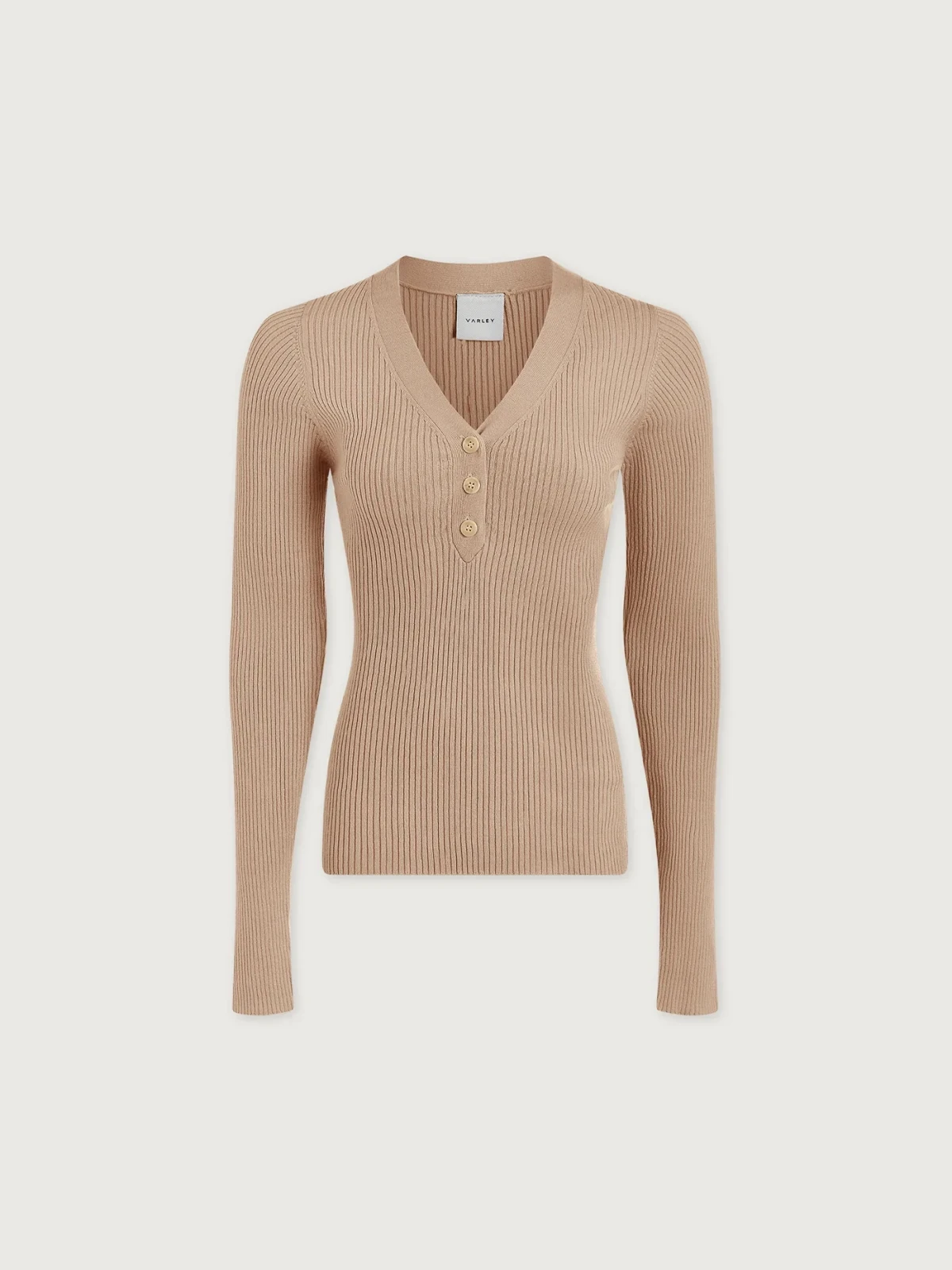 Blanca V-Neck Rib Knit Top