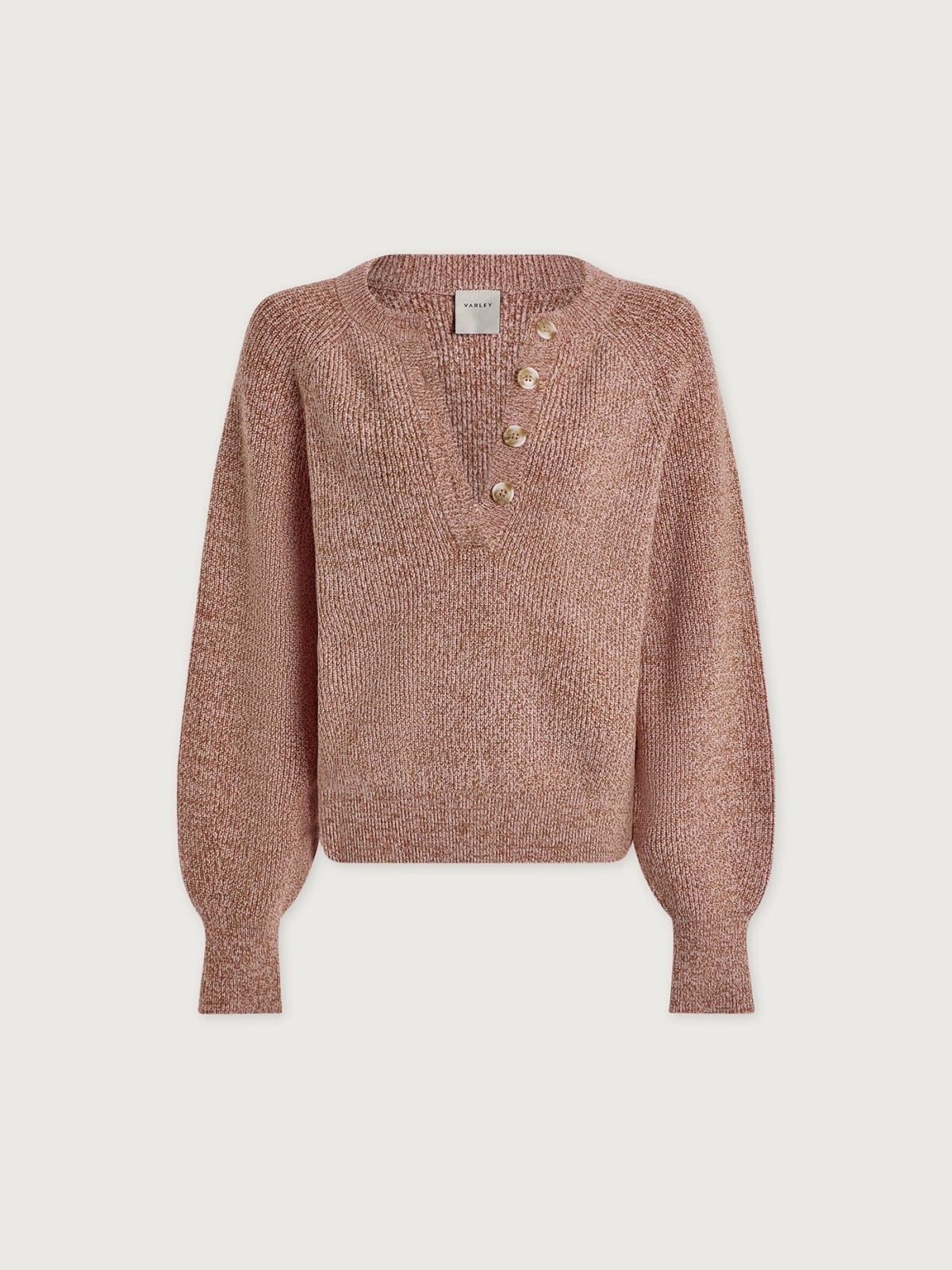 Kennings Mock Placket Knit