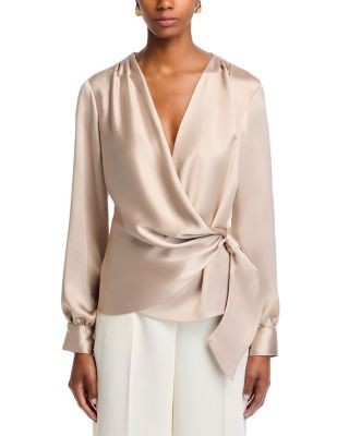 Aqua Faux Wrap Top - Exclusive