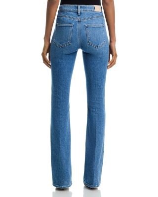 Paige Manhattan High Rise Boot Jeans in Vino Vibes, photo 3