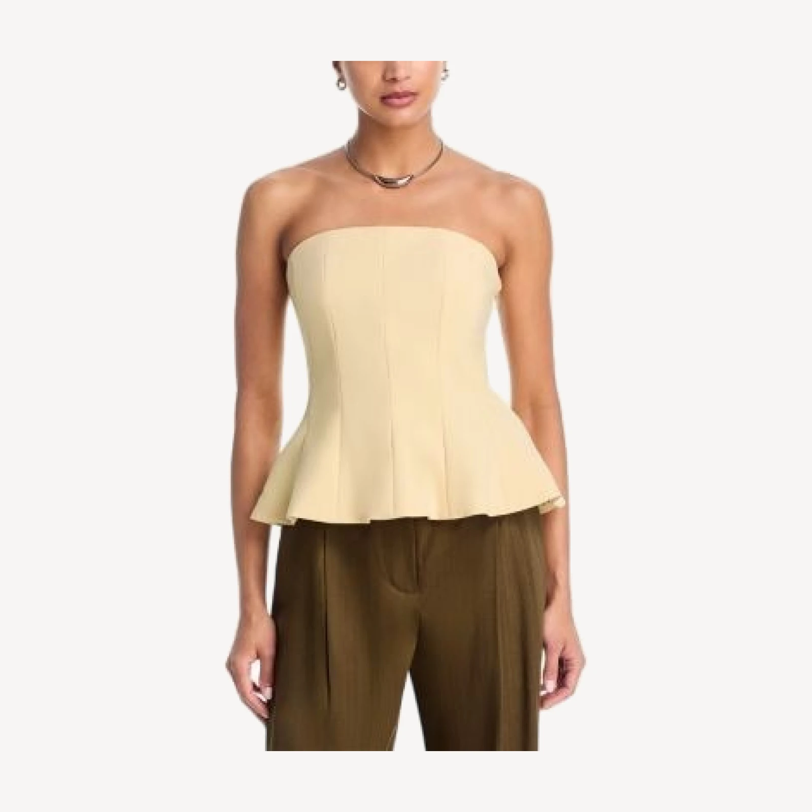 Aqua Panel Strapless Top - Exclusive