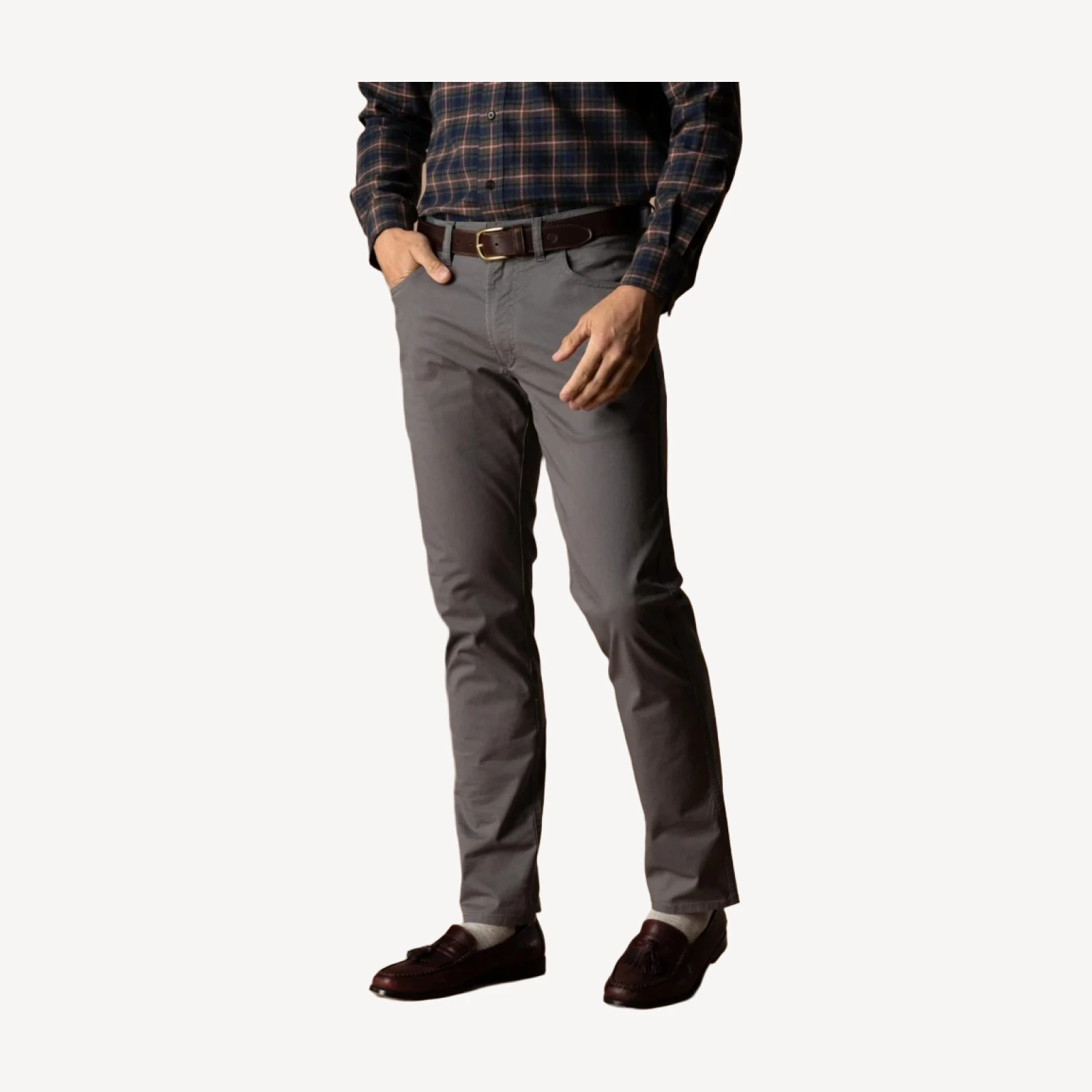 Shoreline Five-Pocket - Fossil Gray