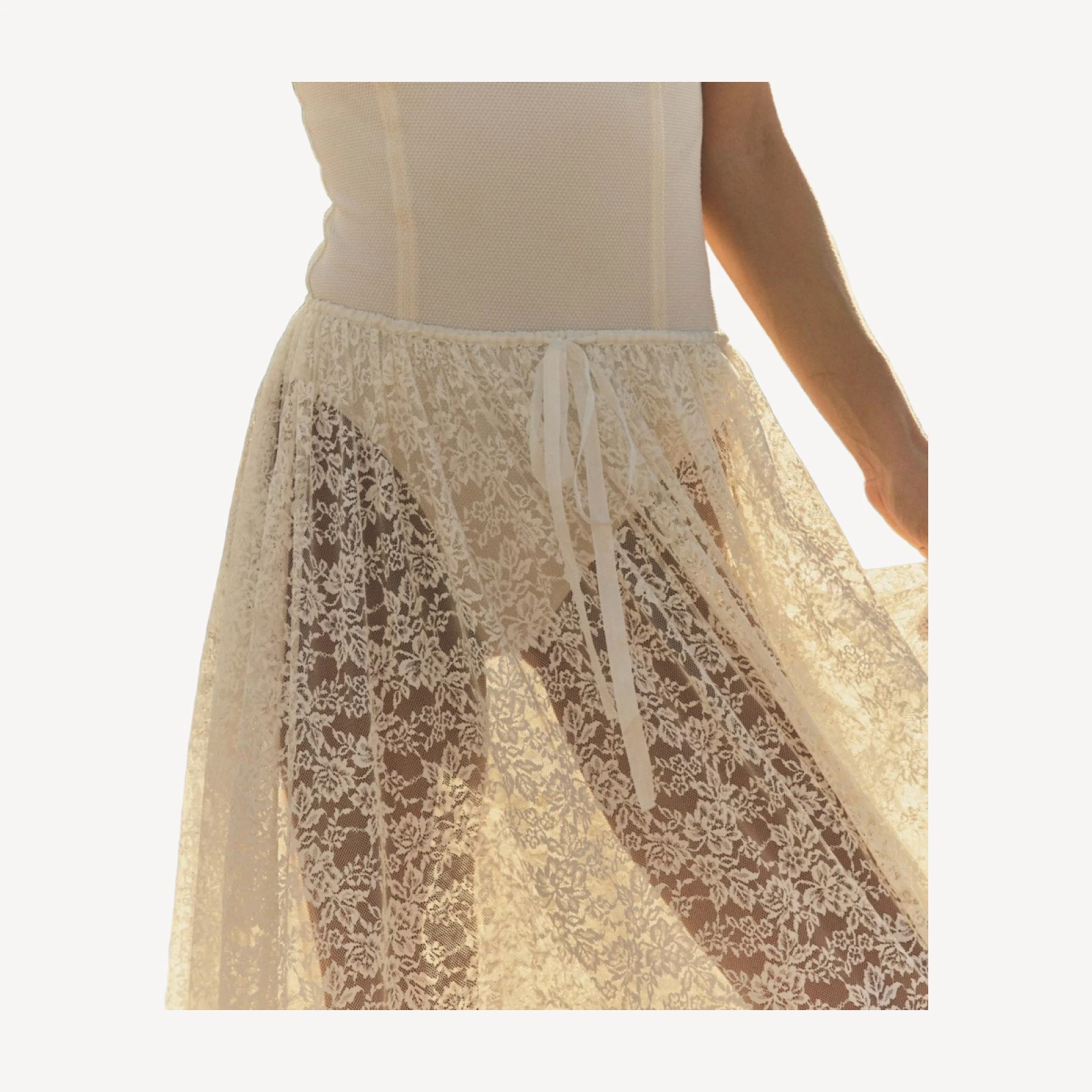 POPPY MAILLOT -- POWDER