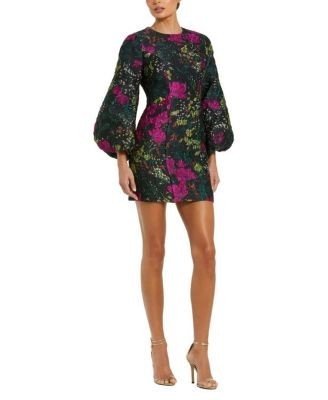 Mac Duggal Brocade Mini Dress