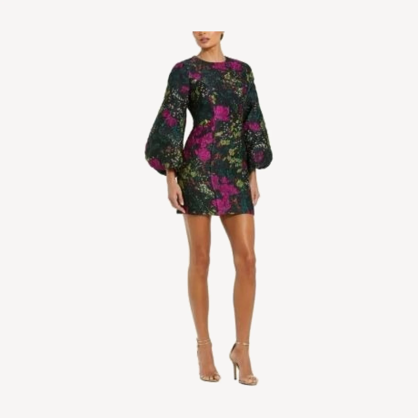 Mac Duggal Brocade Mini Dress