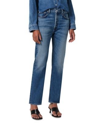 Citizens of Humanity Blaine High Rise Straight Leg Jeans in Chaya