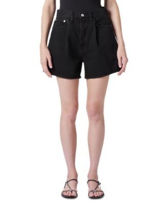 Agolde Rhoda Pleated A Line Shorts