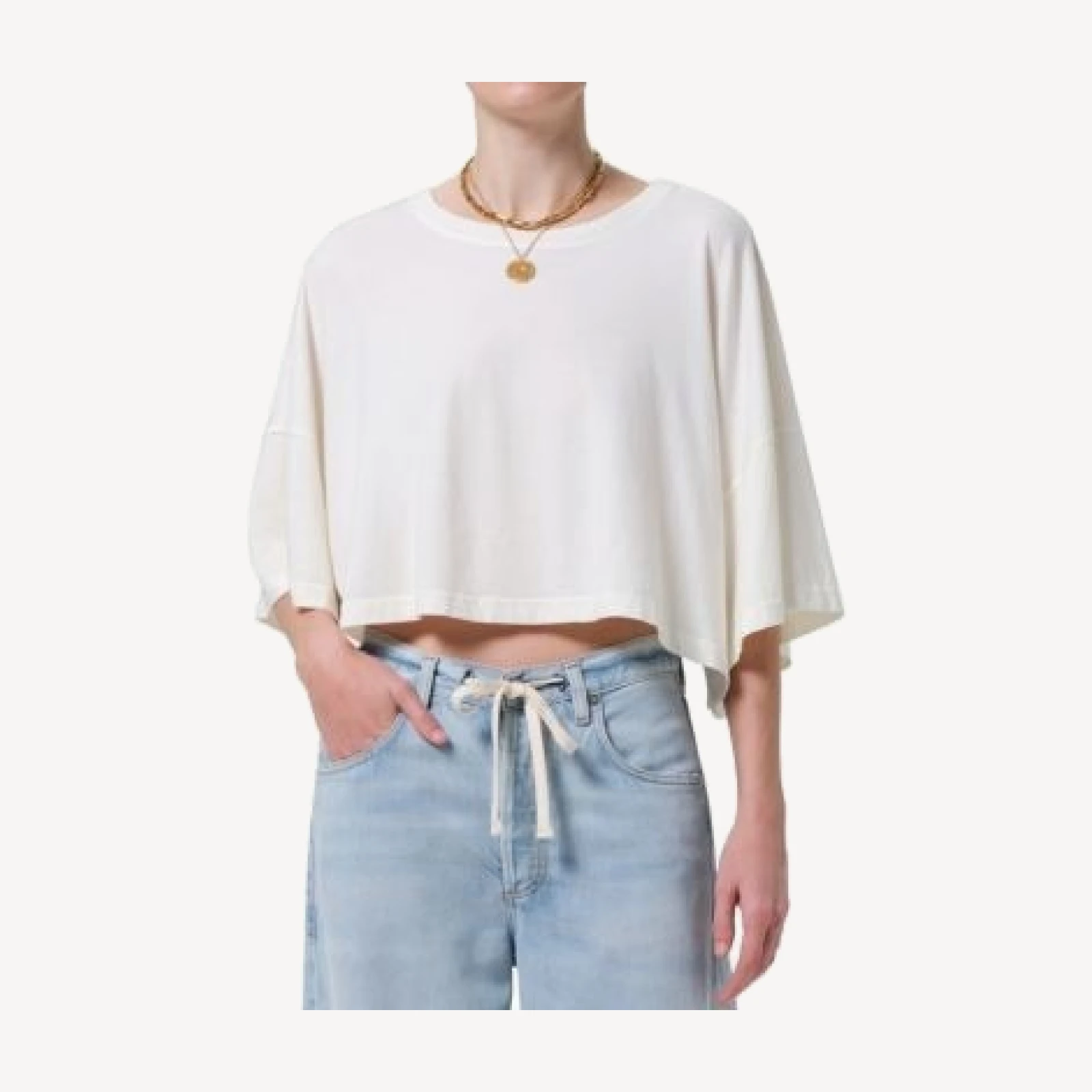 Citizens of Humanity Crop Cape Tee