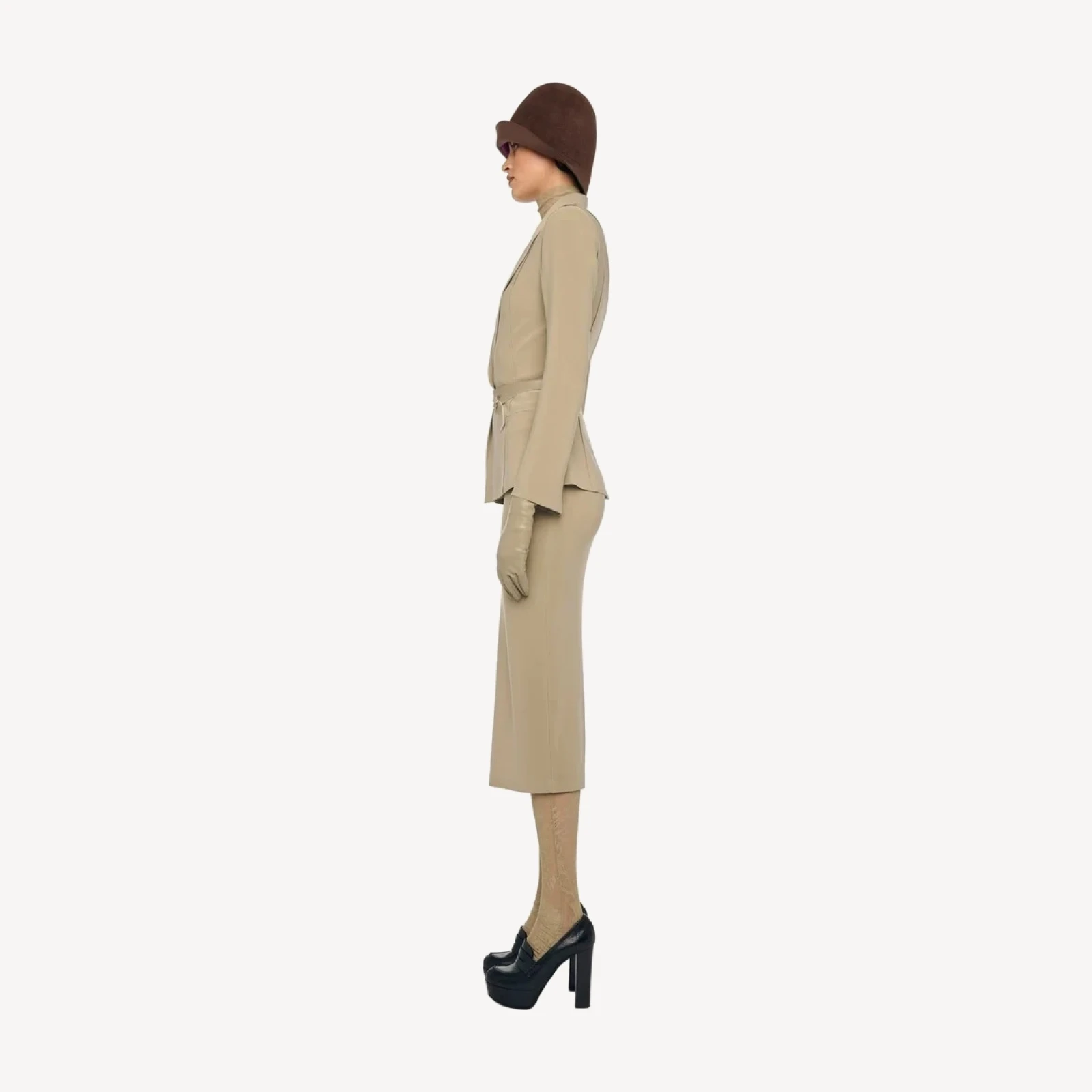 STRAIGHT SKIRT TO MIDCALF