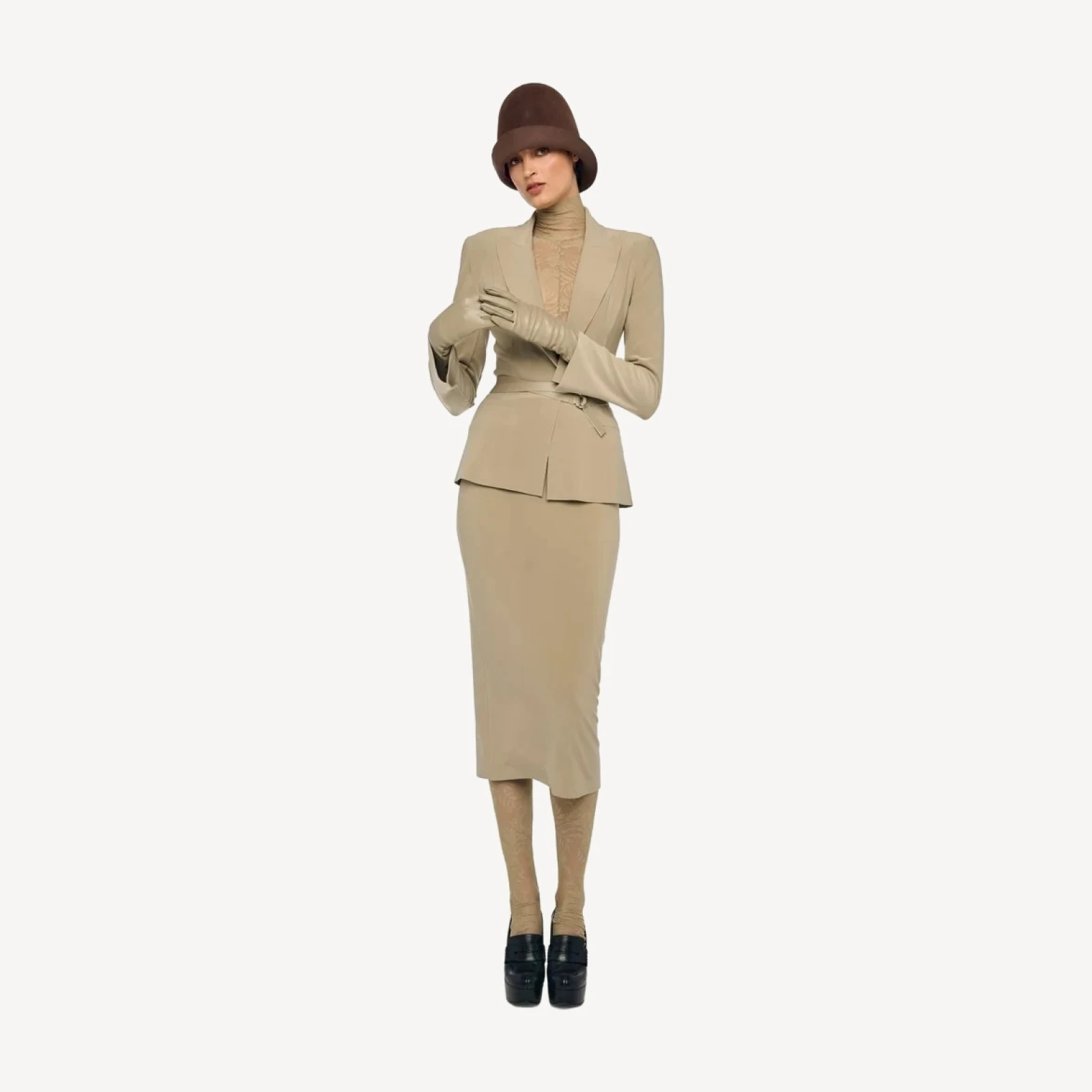 STRAIGHT SKIRT TO MIDCALF