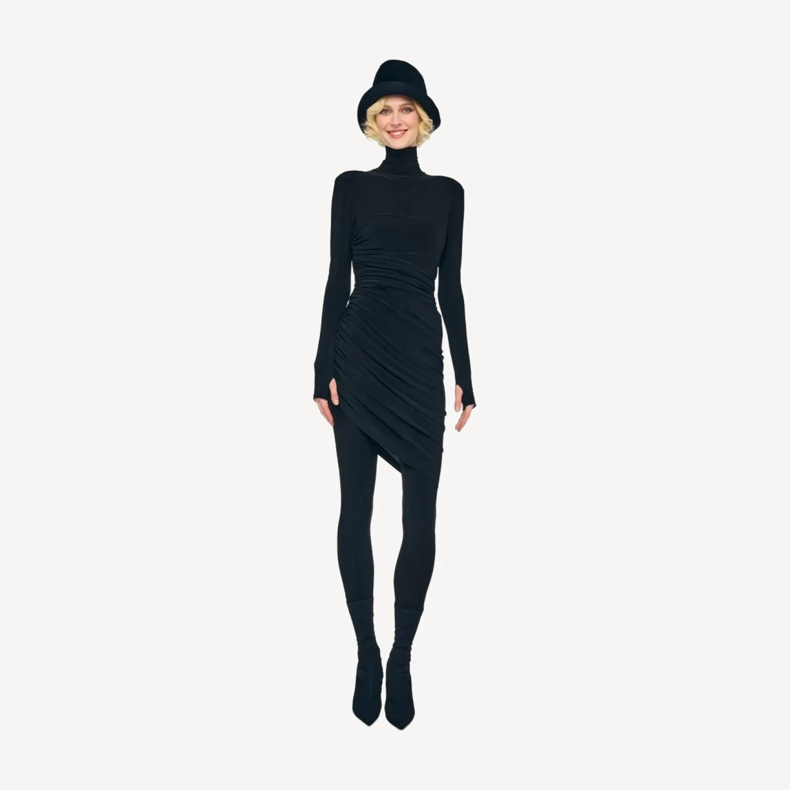 DIANA MINI DRESS W/ CATSUIT