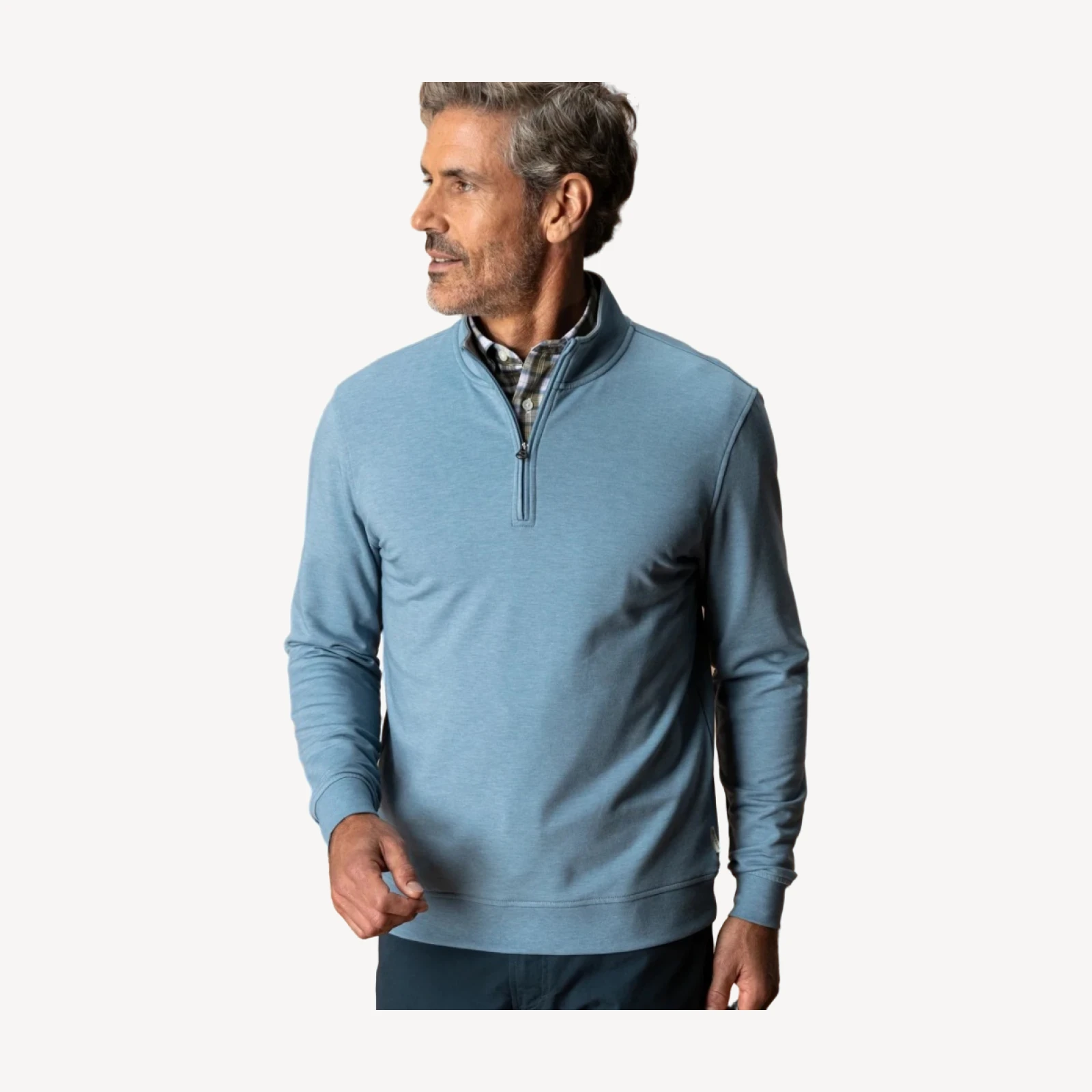 Dunmore Performance 1/4 Zip Pullover - Windblown Sky Heather