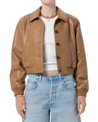 Citizens of Humanity Lola Leather Bomber Jacket