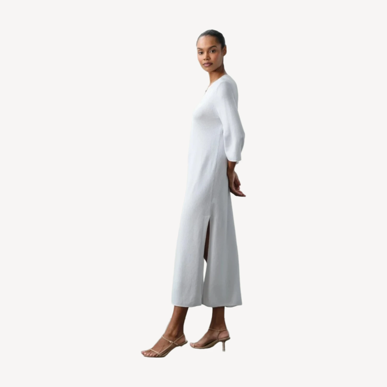 KATALINA CASHMERE KAFTAN - CLOUD