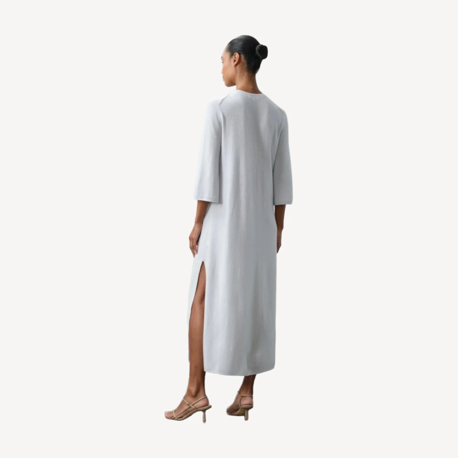 KATALINA CASHMERE KAFTAN - CLOUD