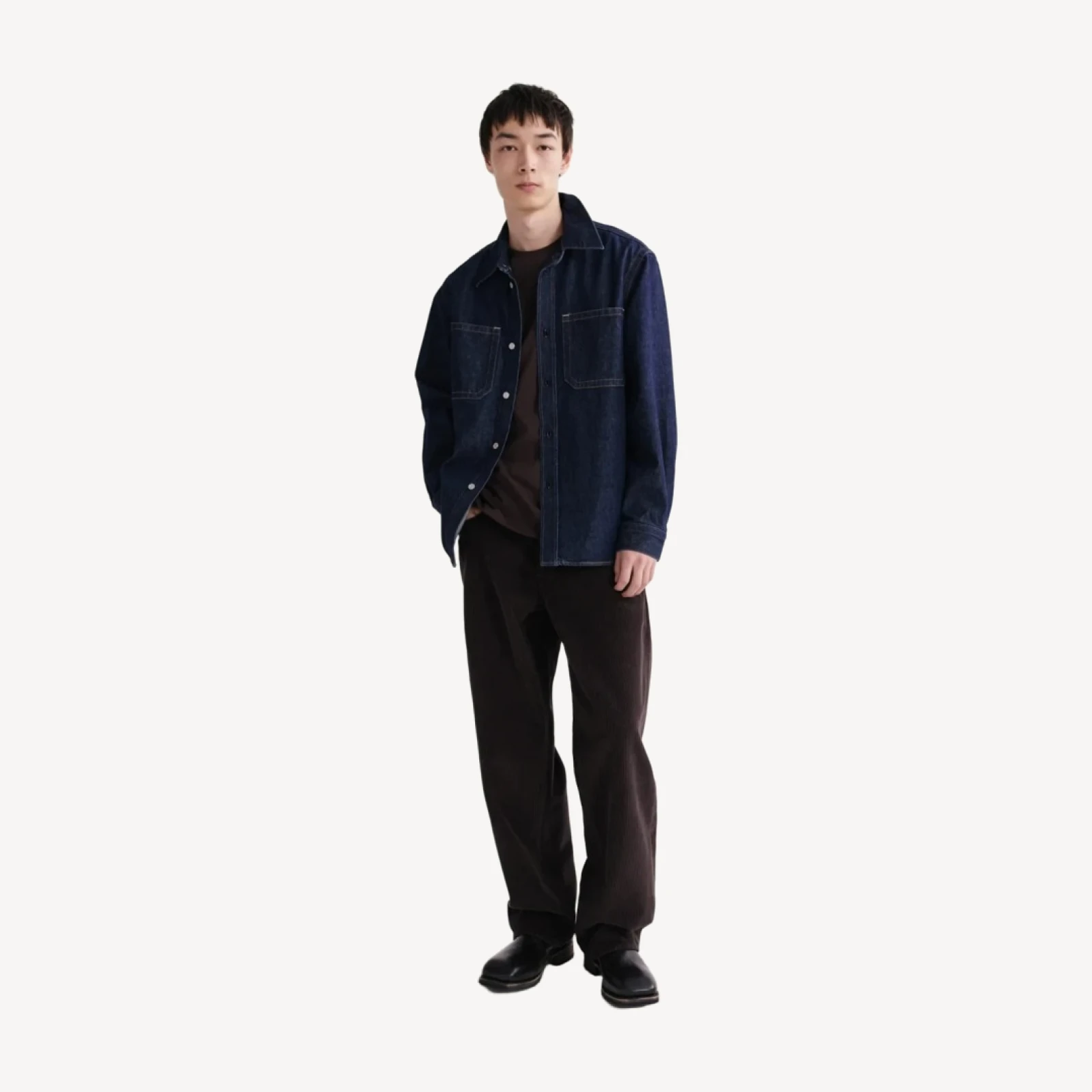Fusion Jean (Corduroy) in Charcoal