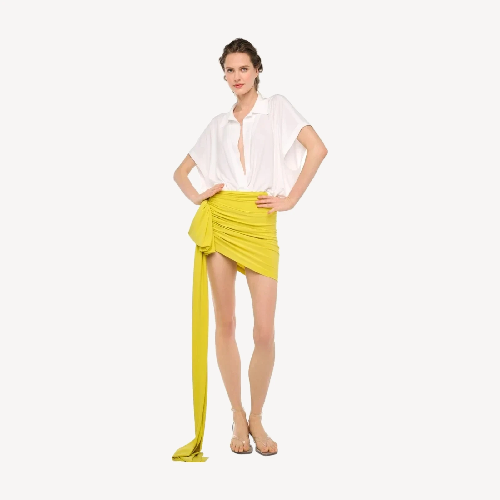 OVERSIZED SLEEVELESS NK BODYSUIT