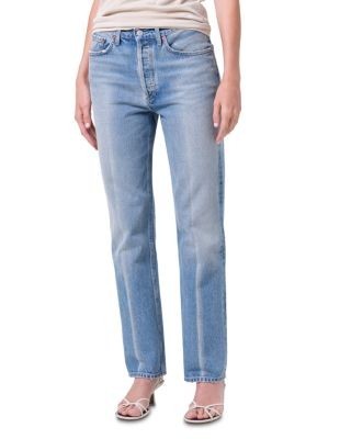 Agolde Lana High Rise Vintage Straight Jeans in Brink