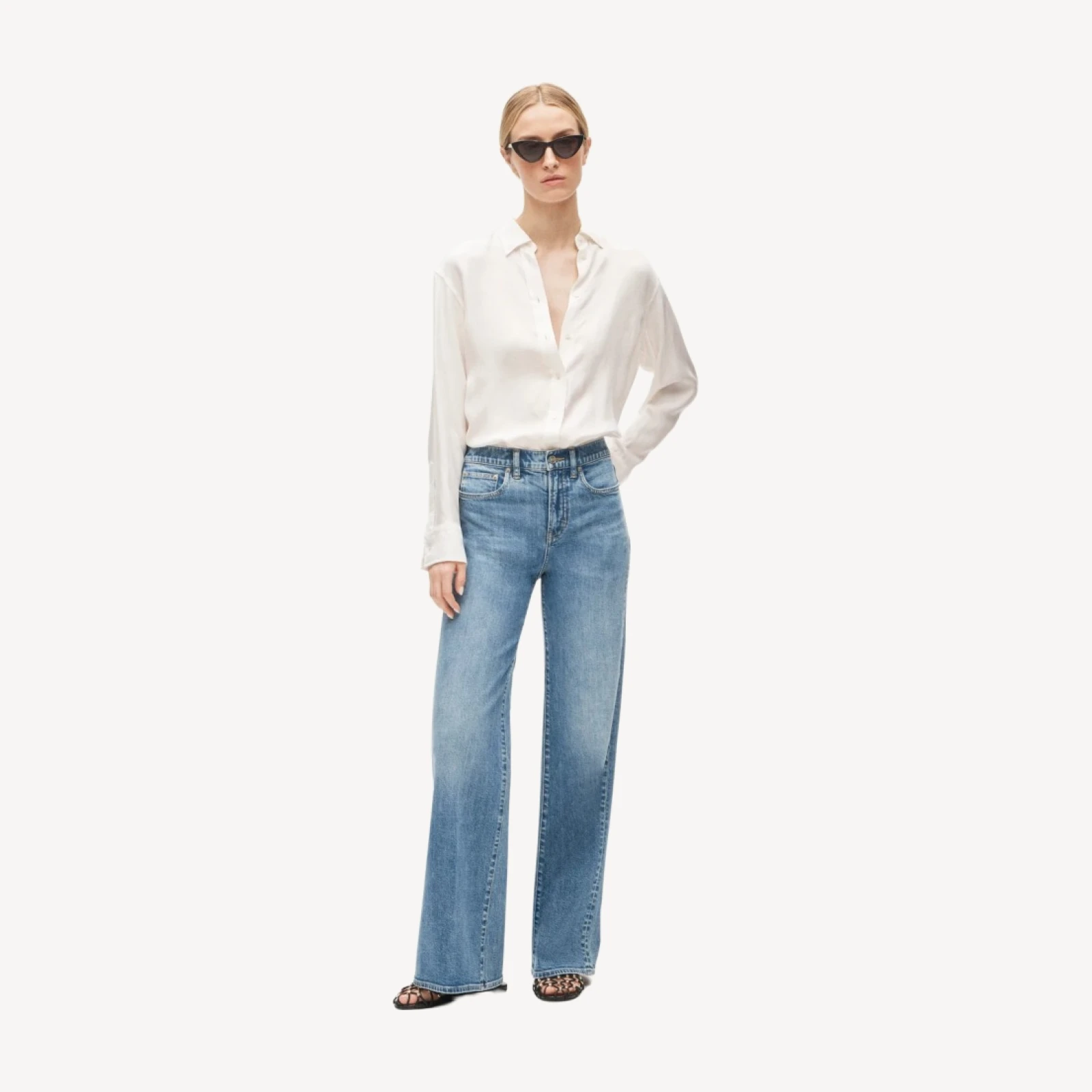 Denim trouser jean