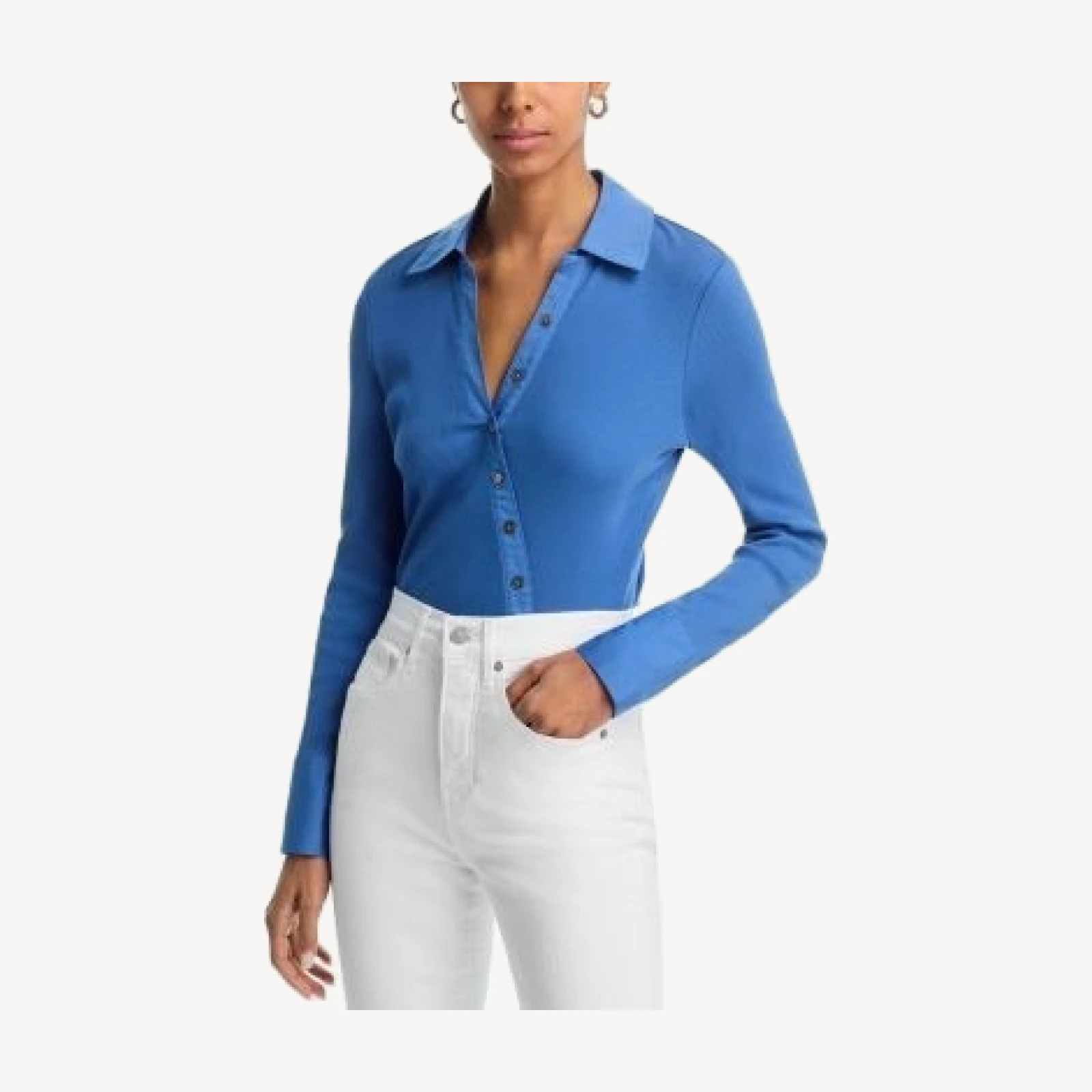 Veronica Beard Brenner Angled Shirt