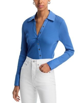 Veronica Beard Brenner Angled Shirt