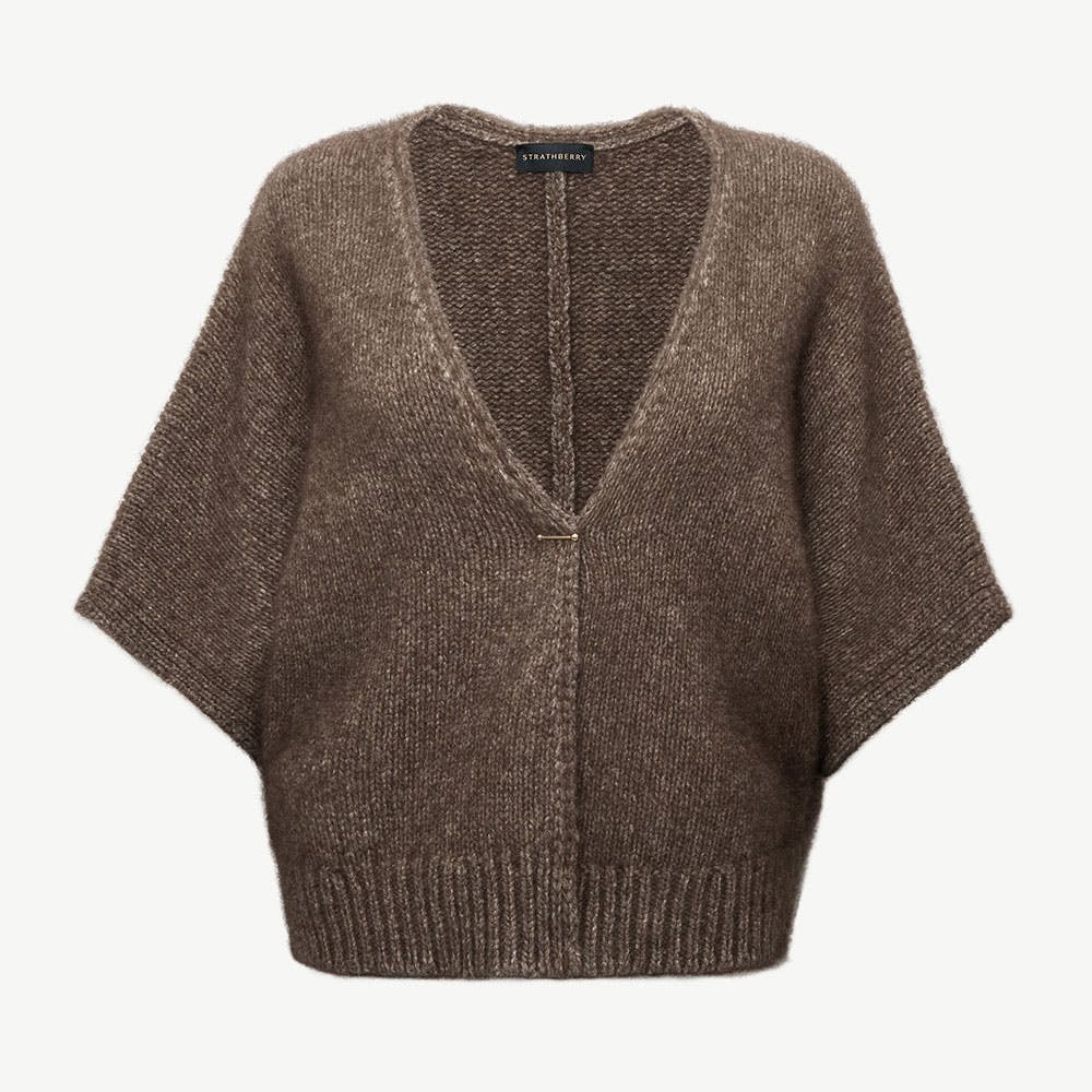 Portobello Cardigan - Pebble