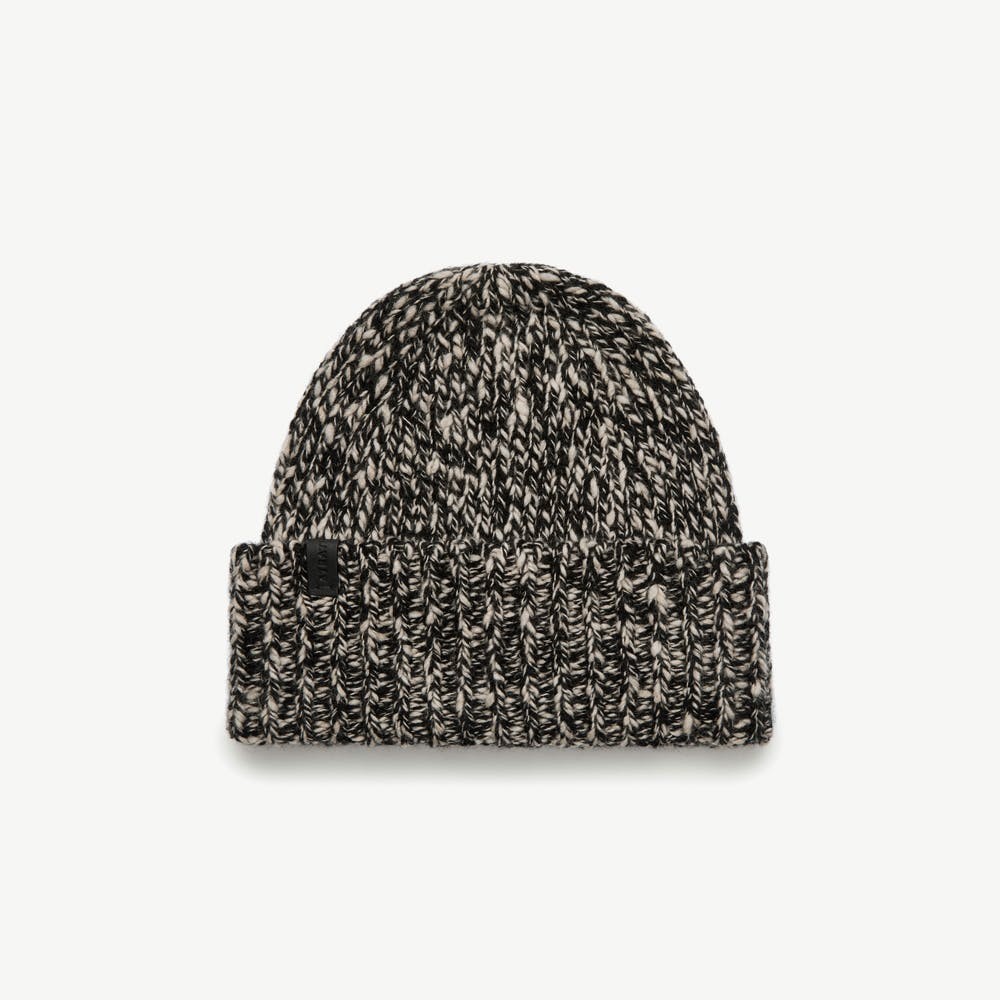 Portobello Beanie - Black Marl